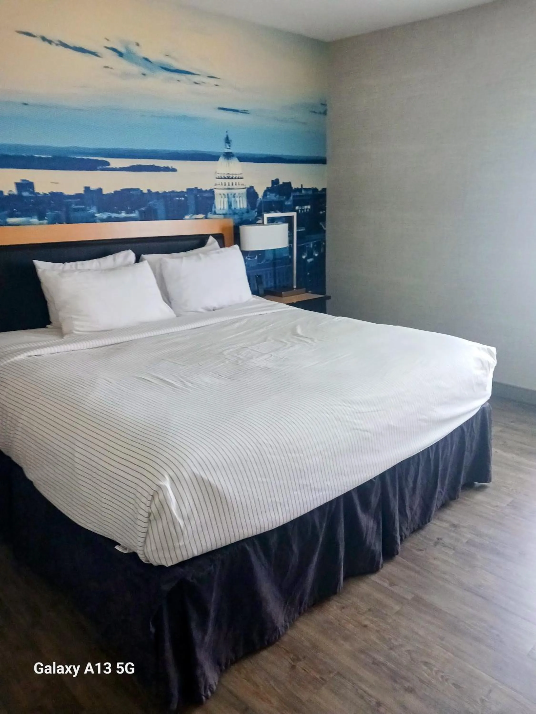 Bed in Cambria Hotel Madison East