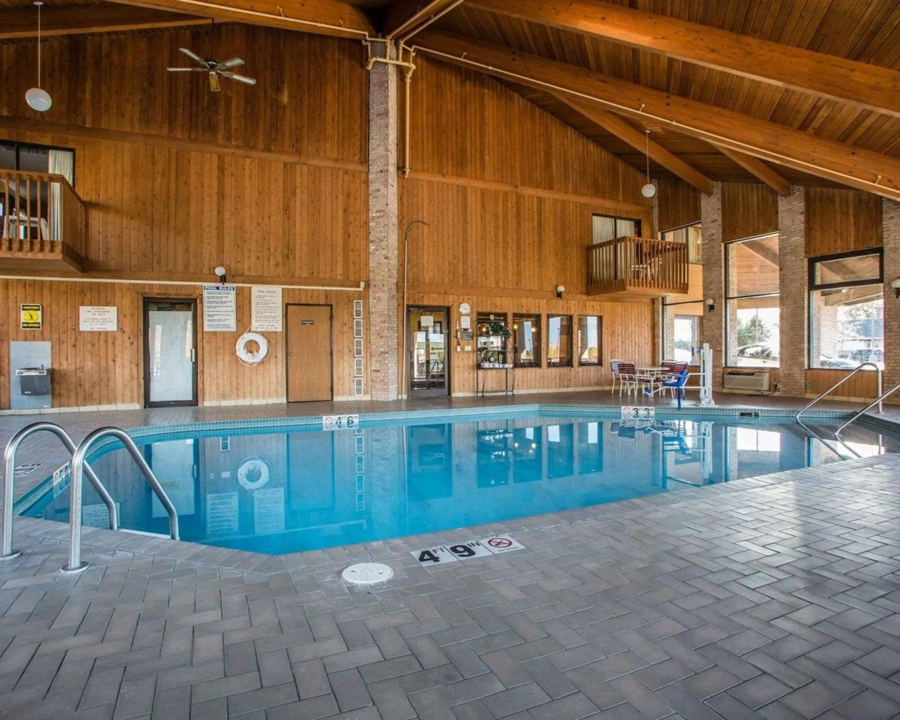 On site in Quality Inn Central Wisconsin Airport