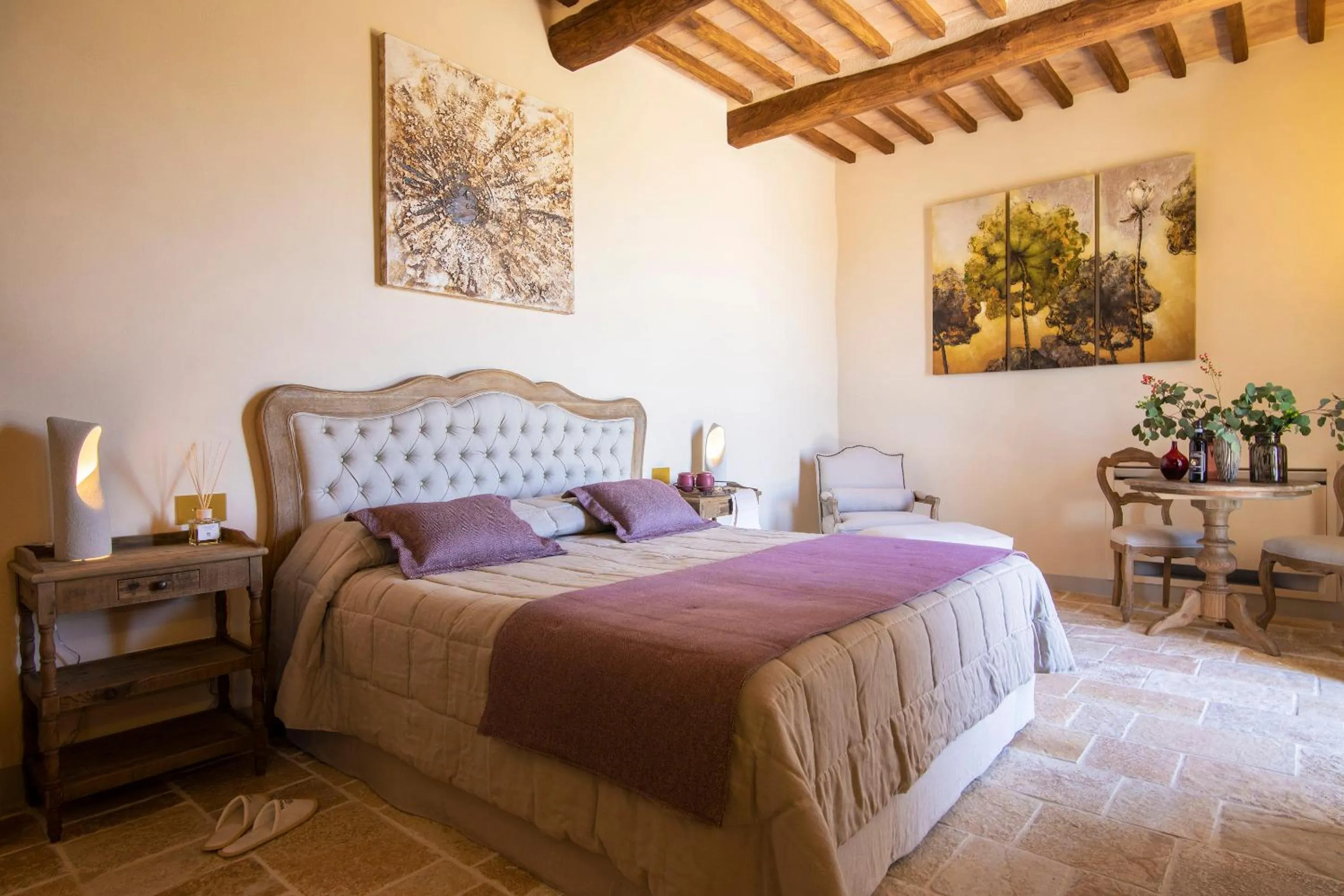 Bed in Capanna Suites