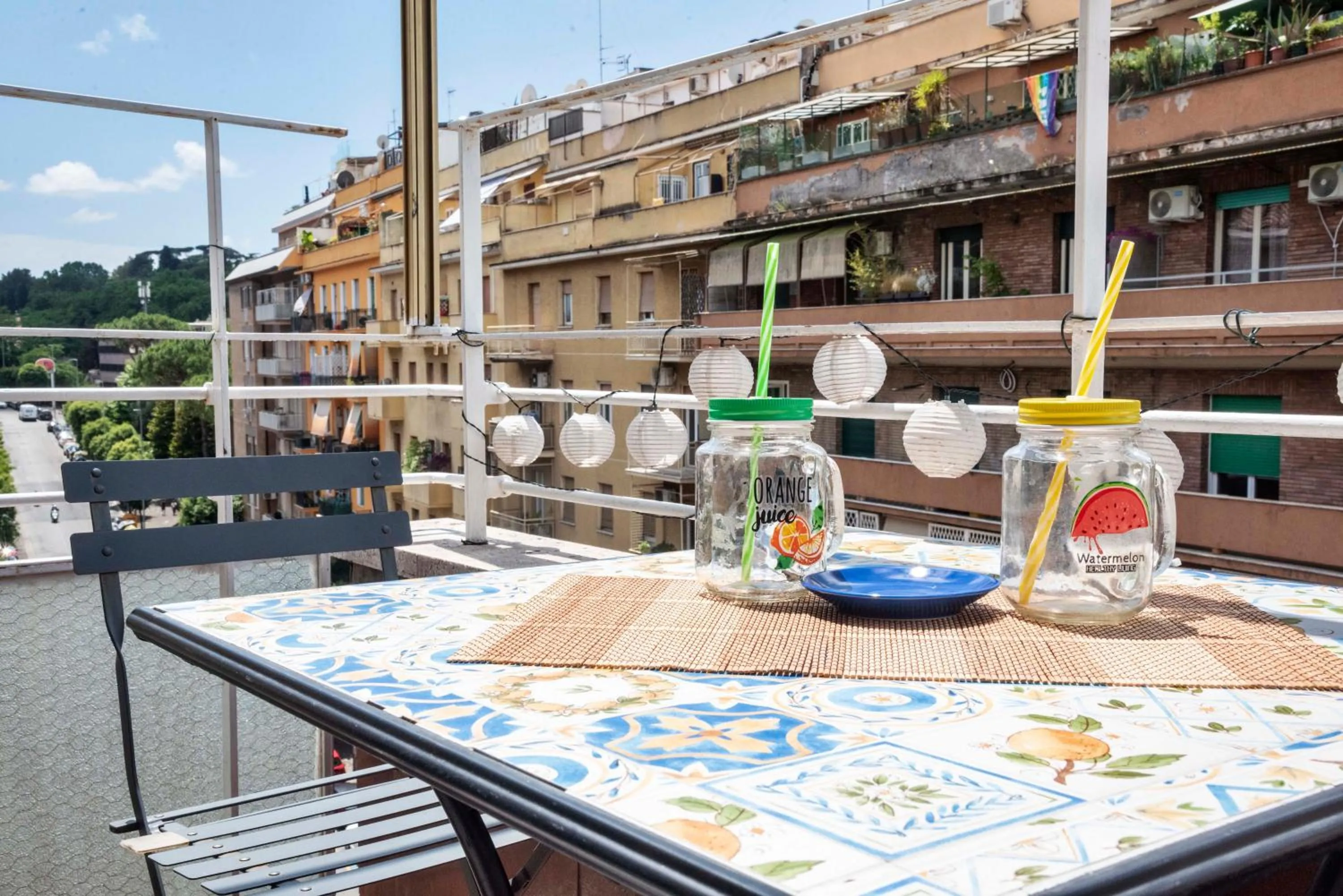 Balcony/Terrace in Merulana Suite S.Peter
