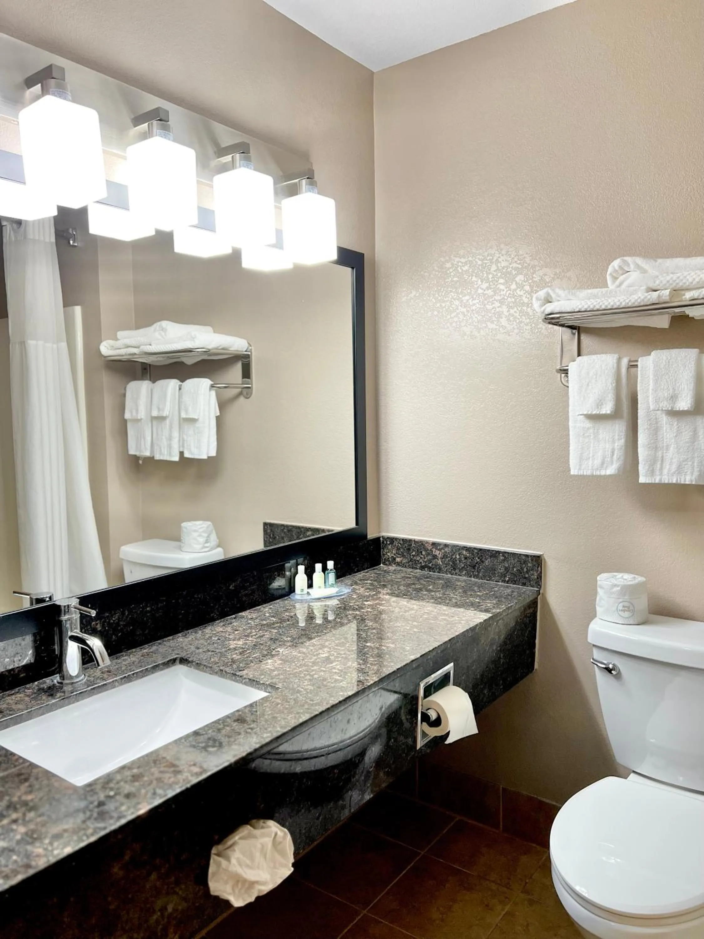 Shower in Quality Inn & Suites Wisconsin Dells Downtown - Waterparks Area