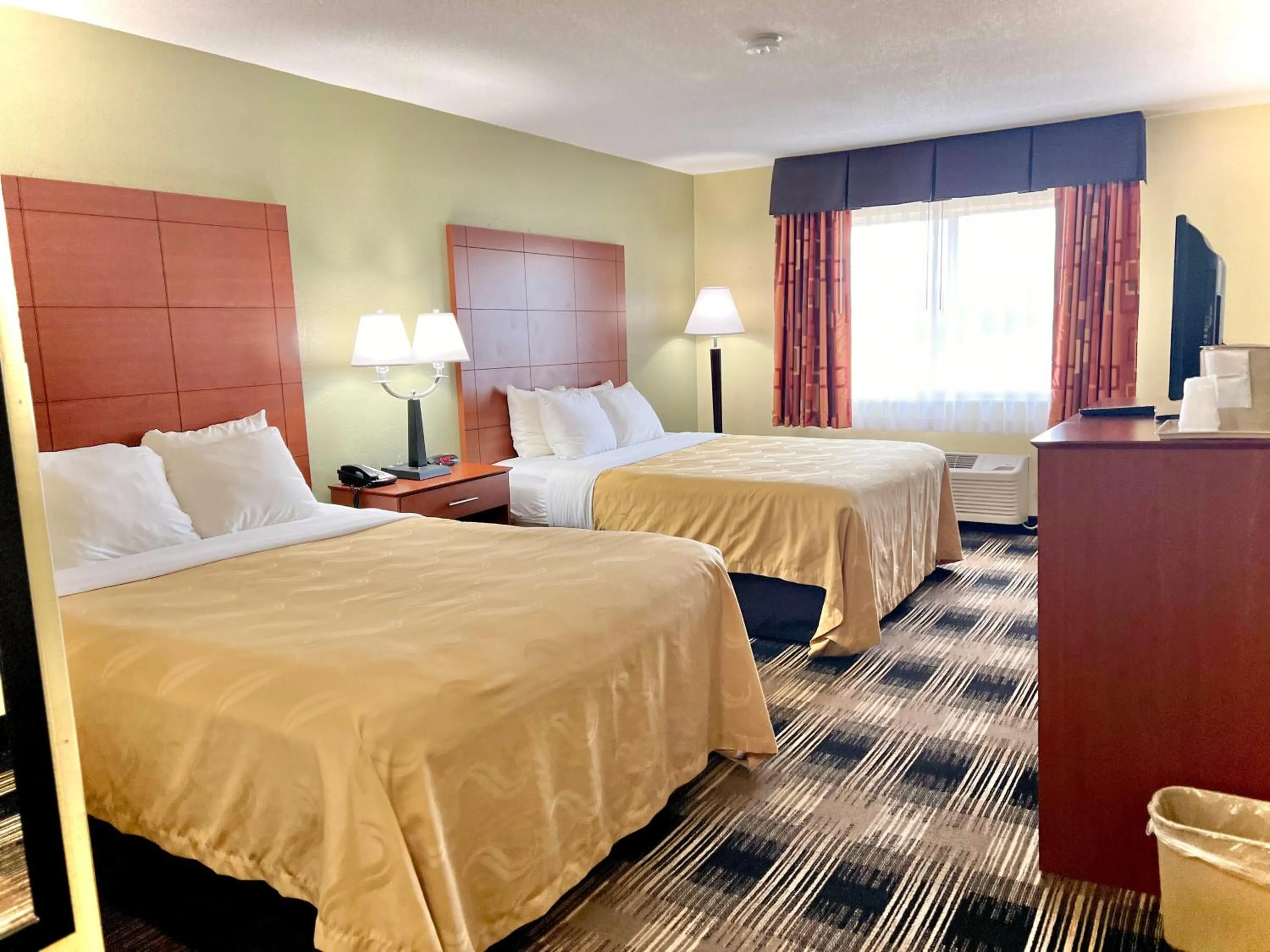 TV and multimedia, Bed in Quality Inn & Suites Wisconsin Dells Downtown - Waterparks Area