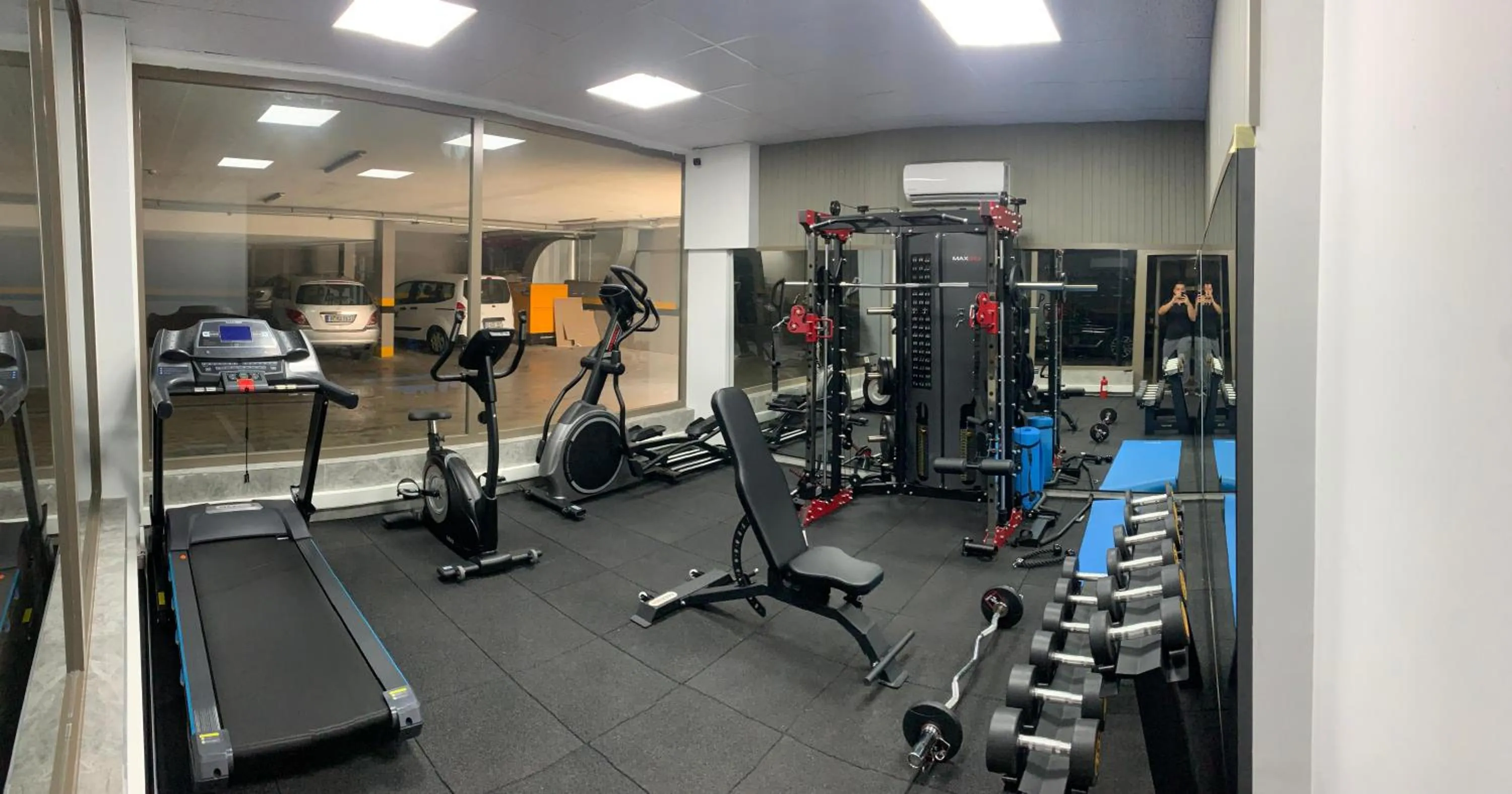 Fitness centre/facilities in Nox Suite Rezidans