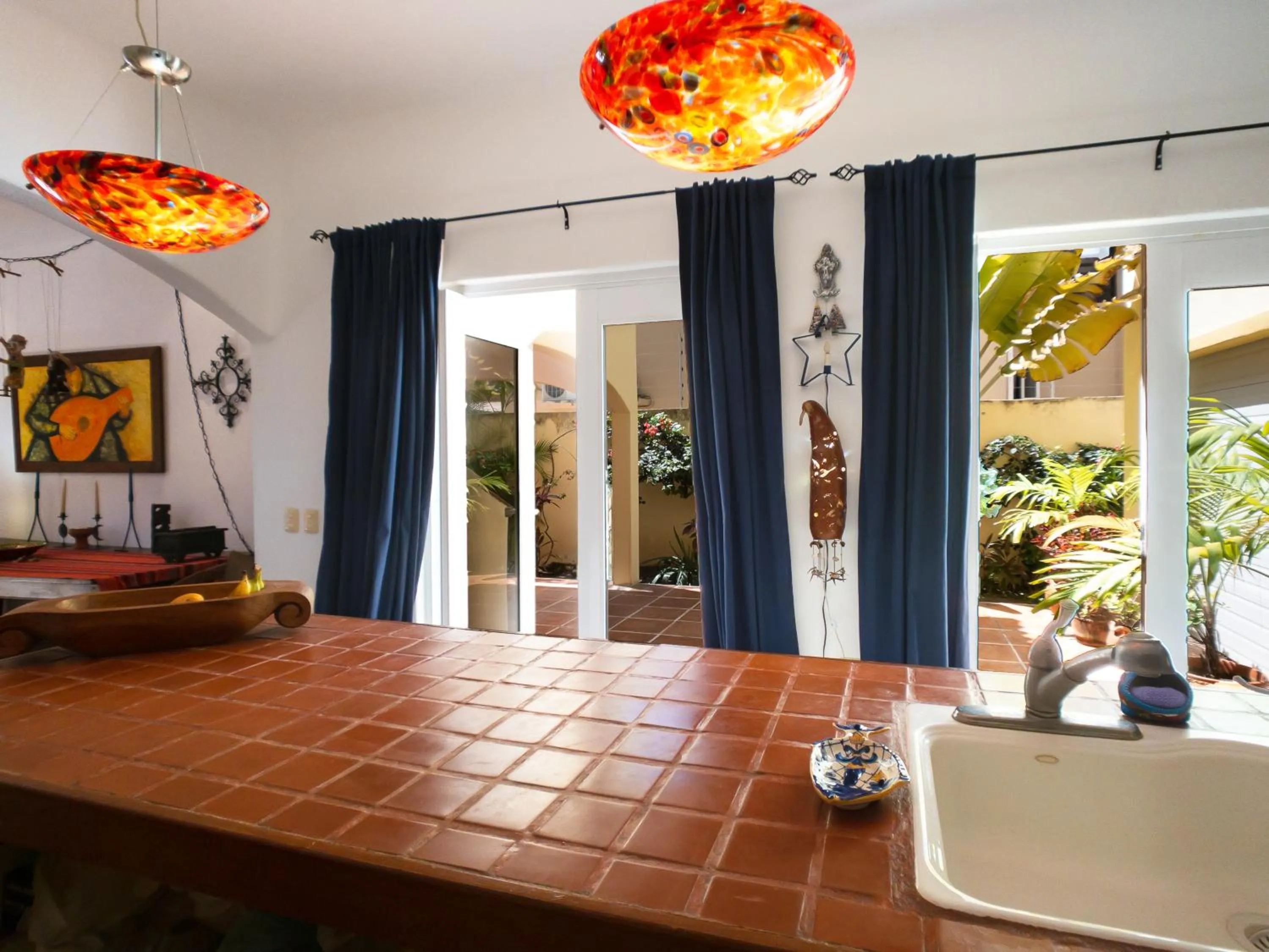 Kitchen or kitchenette in Casa Zarah - Hacienda Family Home - Pool and 2-Block to Beach
