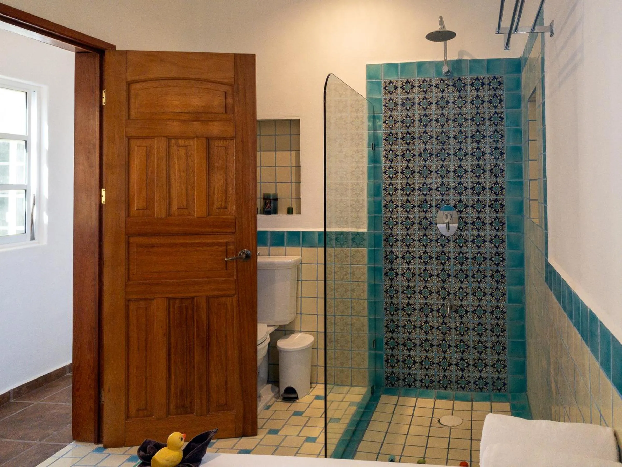 Shower in Casa Zarah - Hacienda Family Home - Pool and 2-Block to Beach
