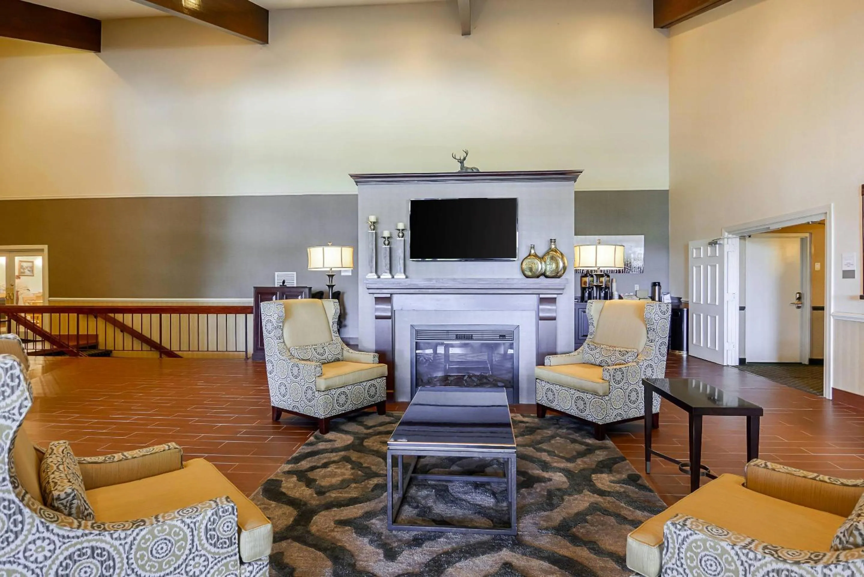 Lobby or reception in Clarion Inn Harpers Ferry-Charles Town