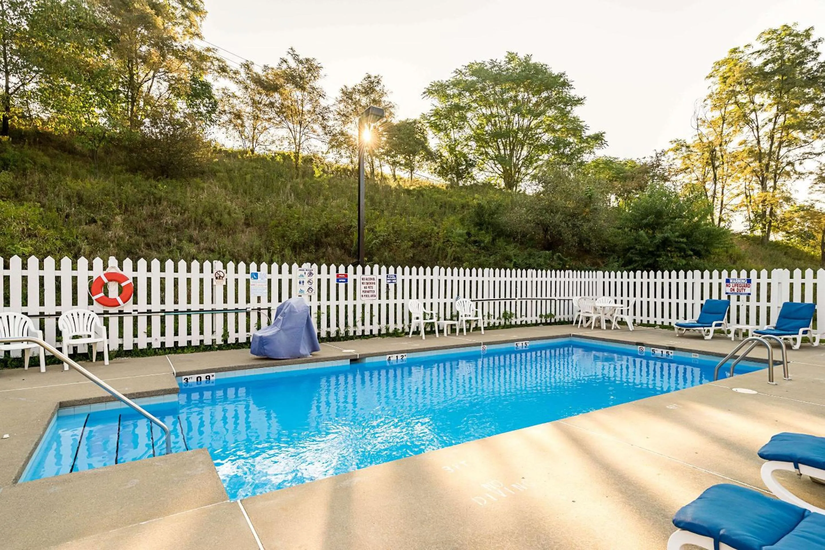 On site in Quality Inn Morgantown