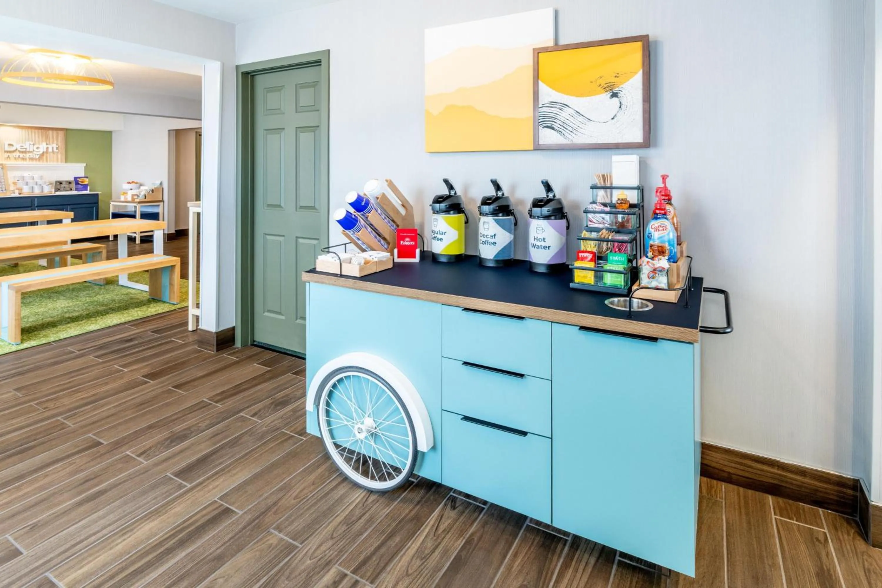 Dining area in Spark by Hilton Sheridan