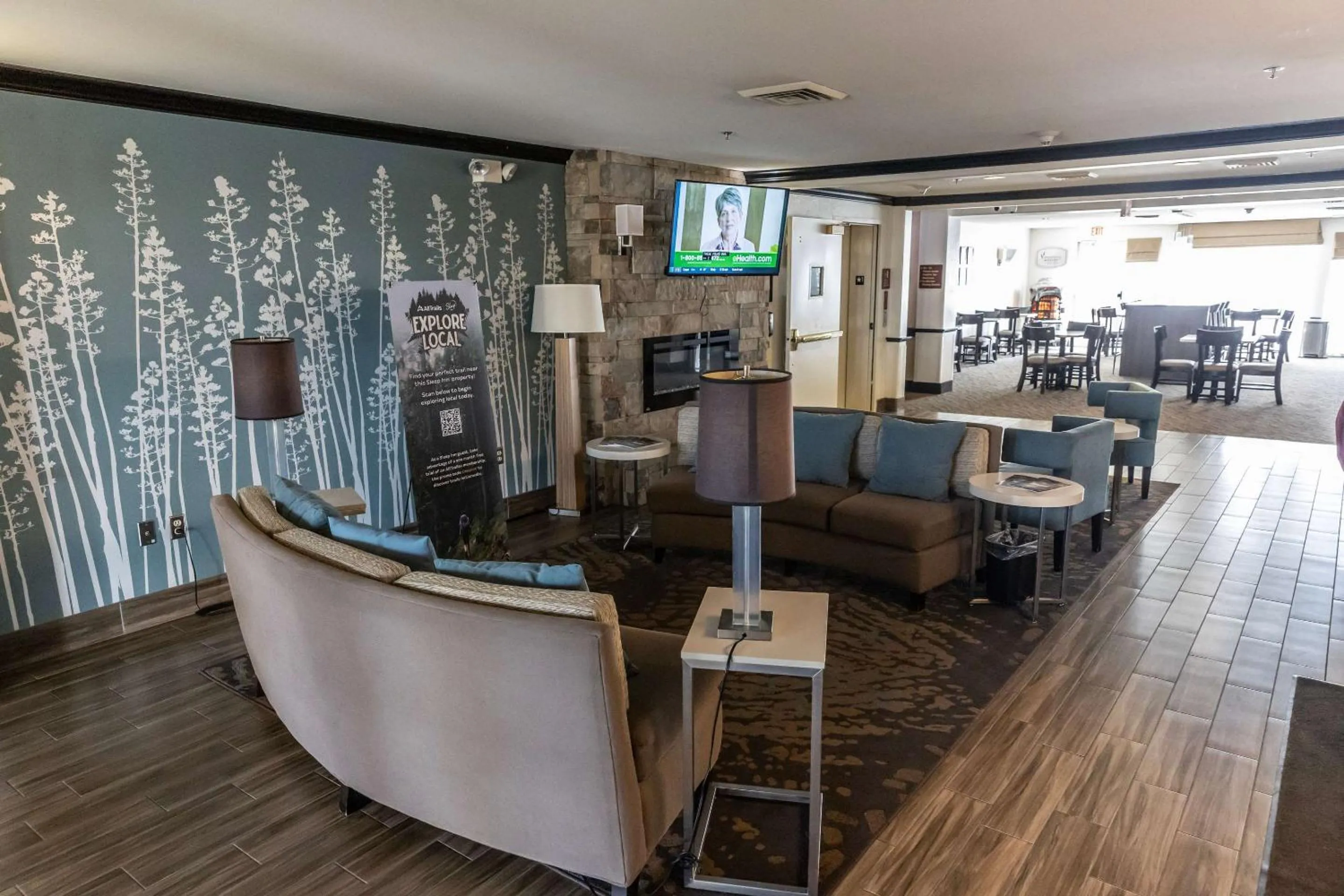 Lobby or reception in Sleep Inn & Suites Evansville - Casper