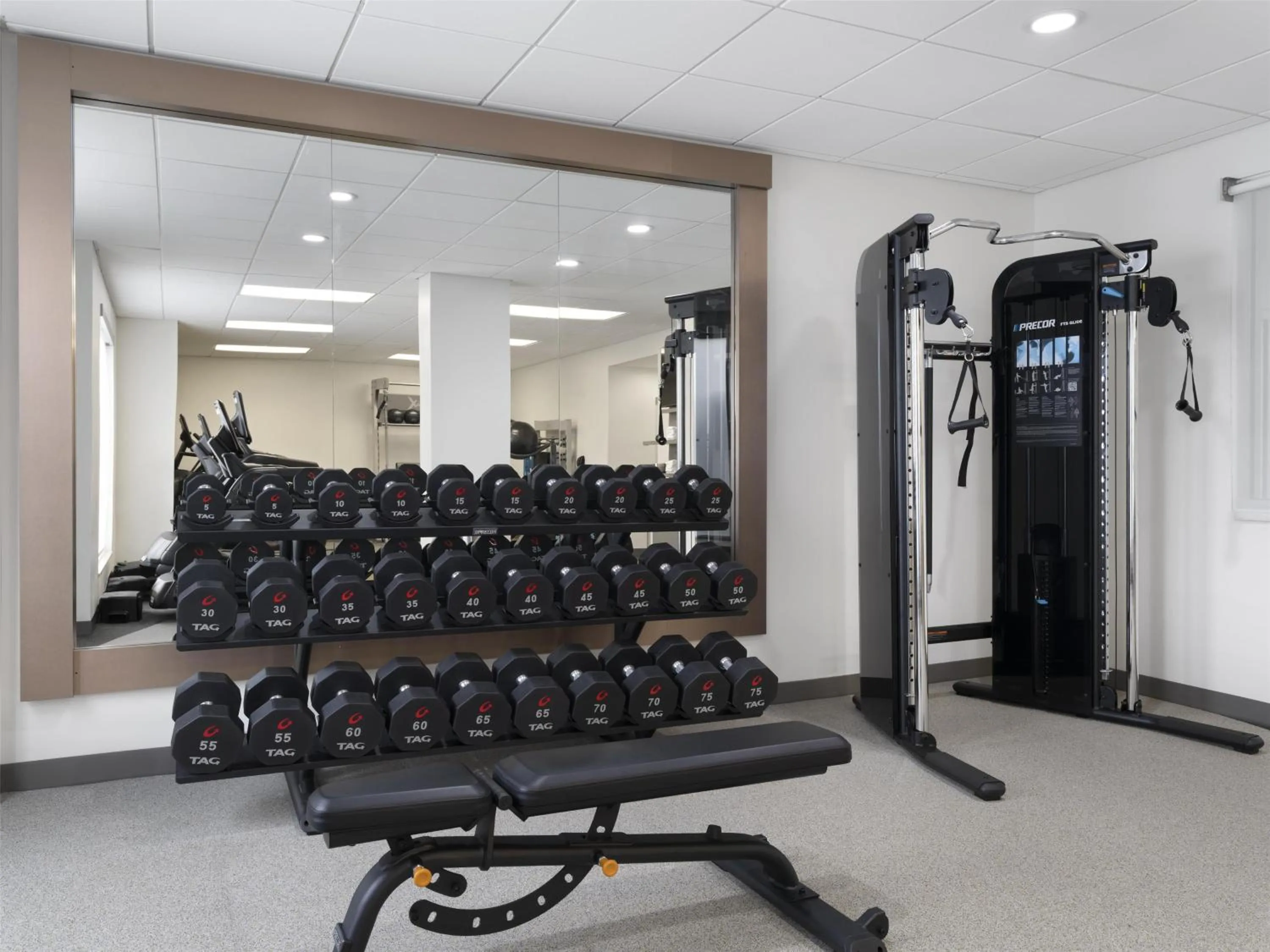 Fitness centre/facilities in Hilton Garden Inn Indianapolis Northeast/Fishers