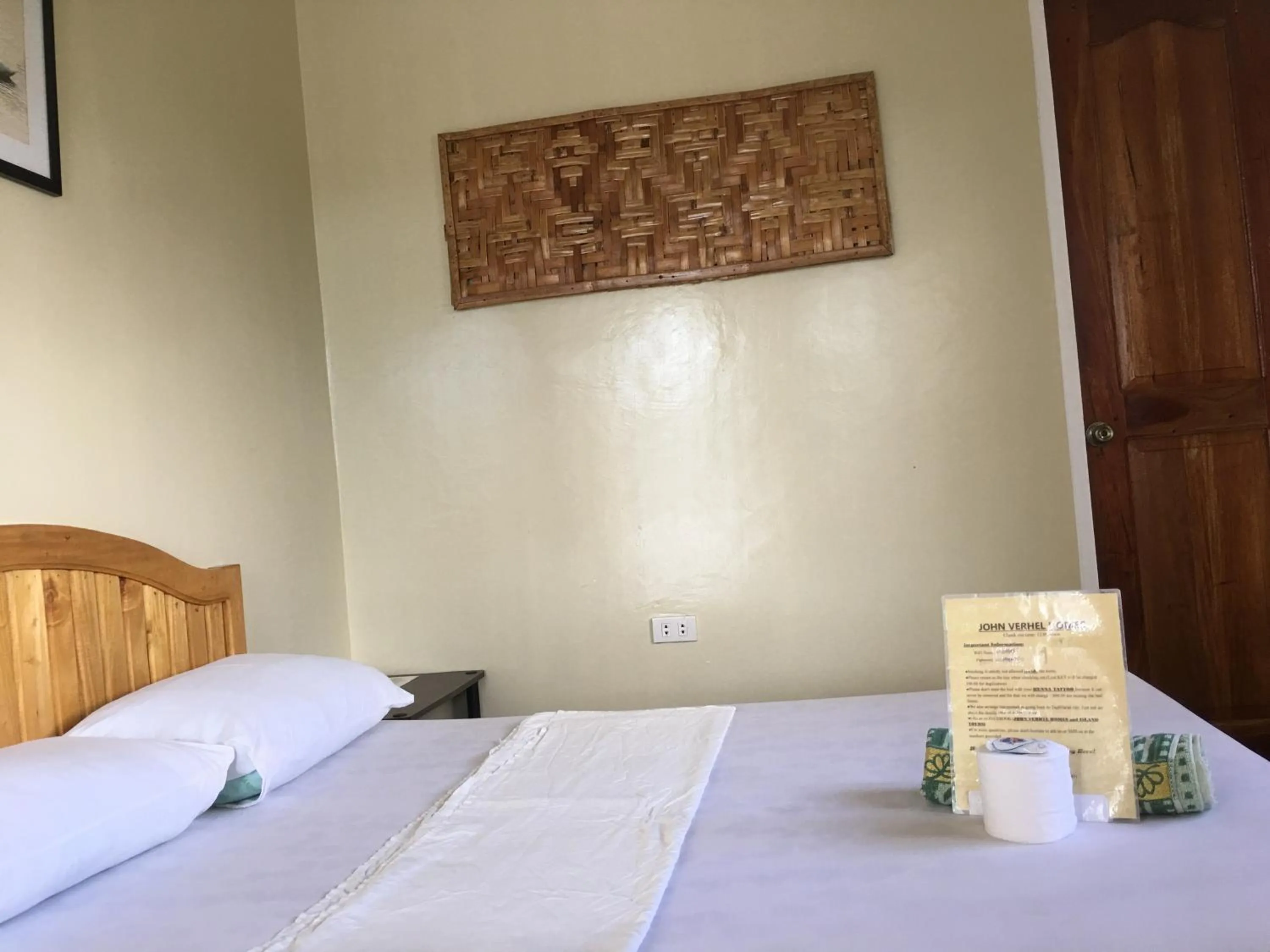 Bed in John Verhel Homes