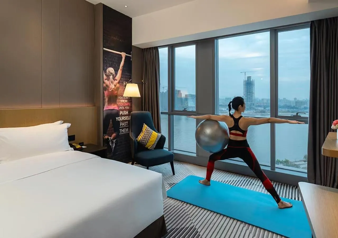 Bed in La Yarda Hotel Guangzhou