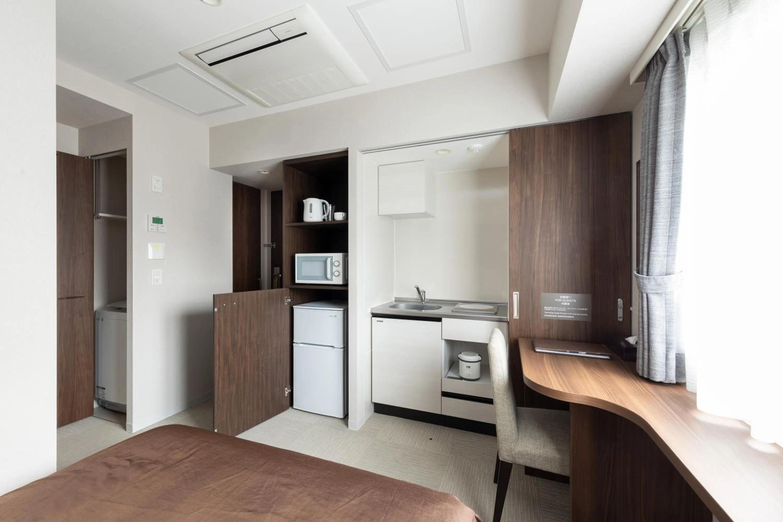 Kitchen or kitchenette in Hotel Classe Stay Sapporo