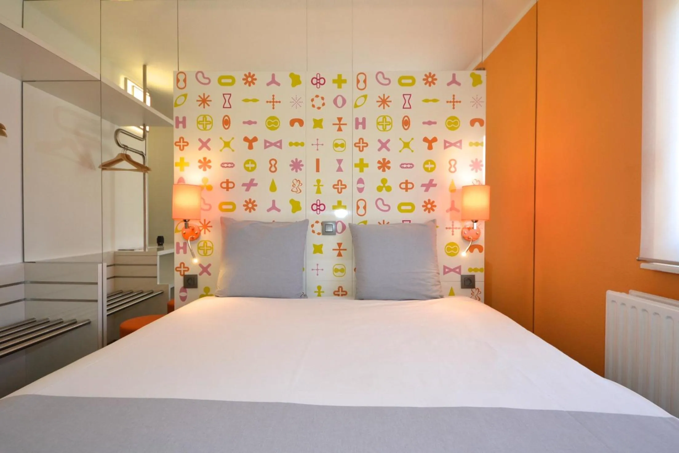 Bedroom, Bed in Ibis Styles La Louvière