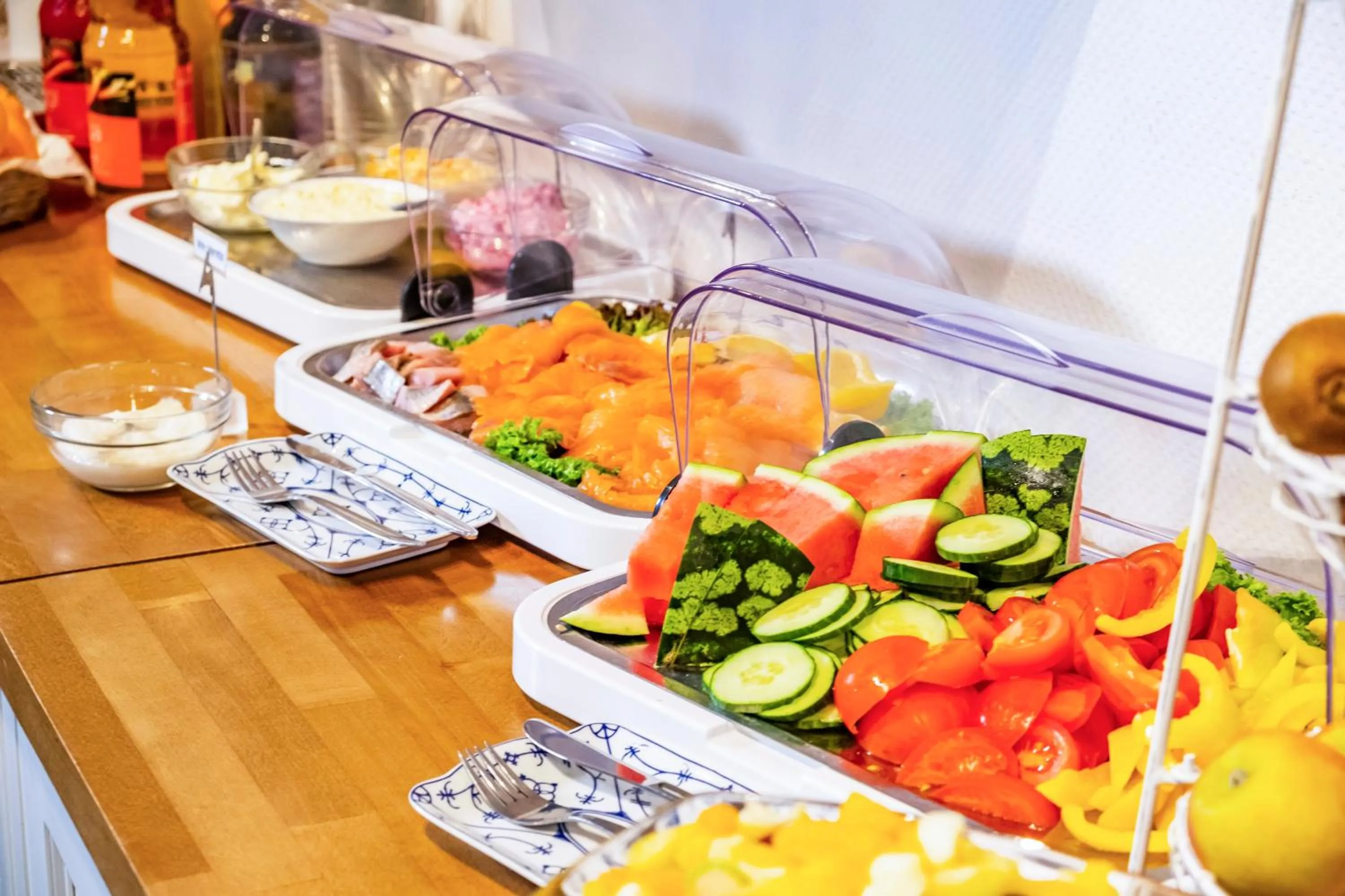 Buffet breakfast in Hotel, Restaurant, Café Pharisäerhof - Nordseeurlaub mit Hund