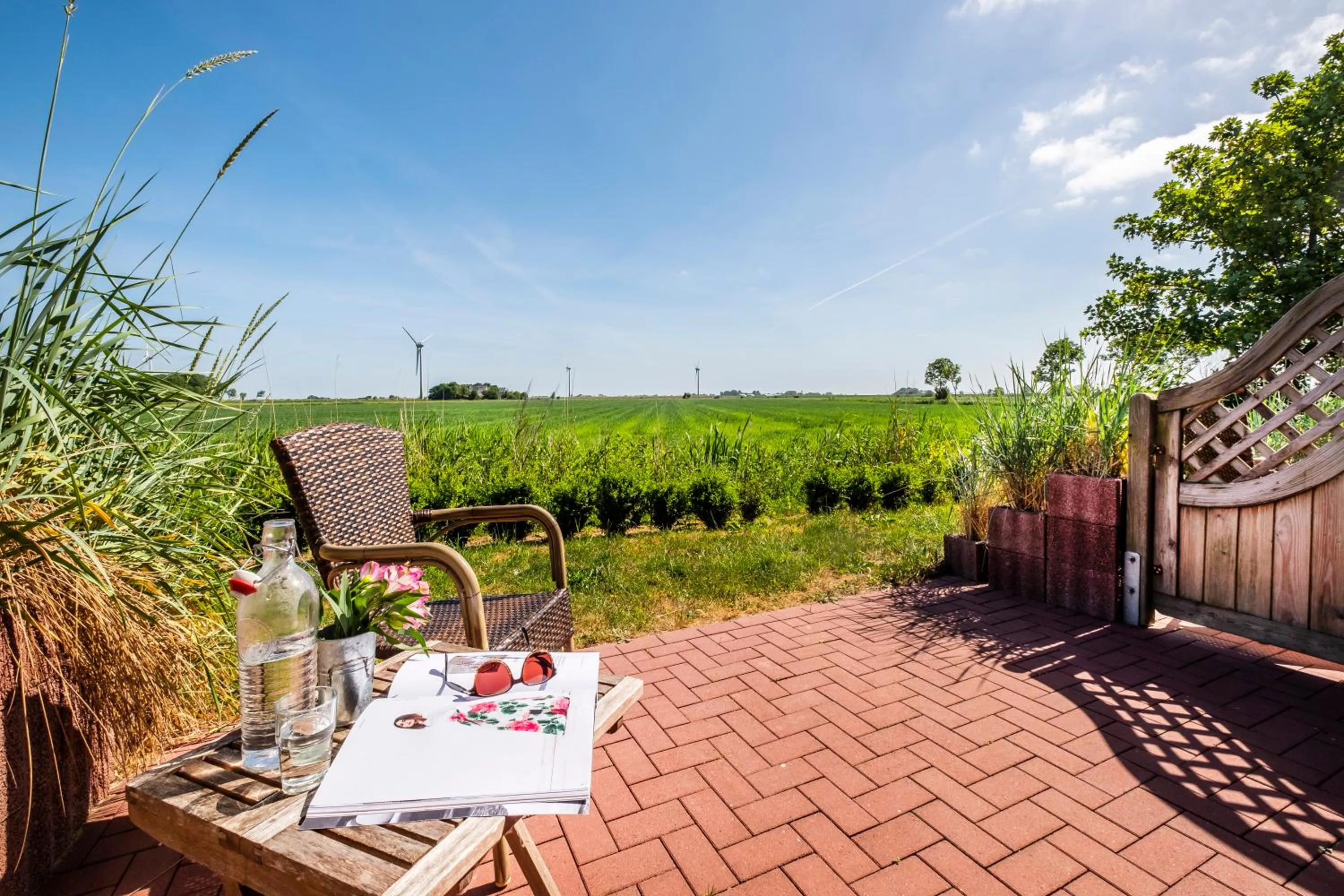 Balcony/Terrace in Hotel, Restaurant, Café Pharisäerhof - Nordseeurlaub mit Hund