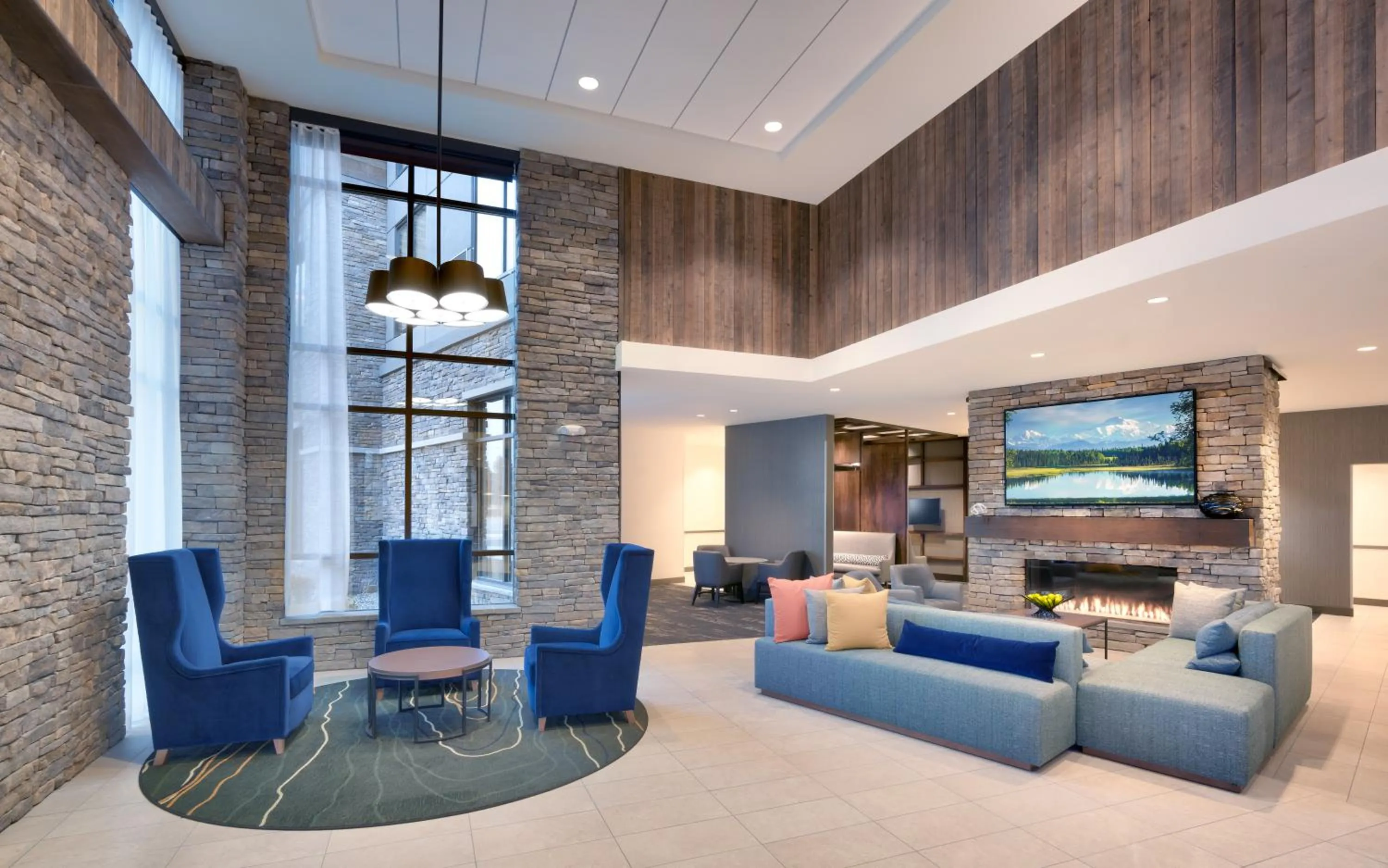 Seating area in Hyatt Place Anchorage-Midtown