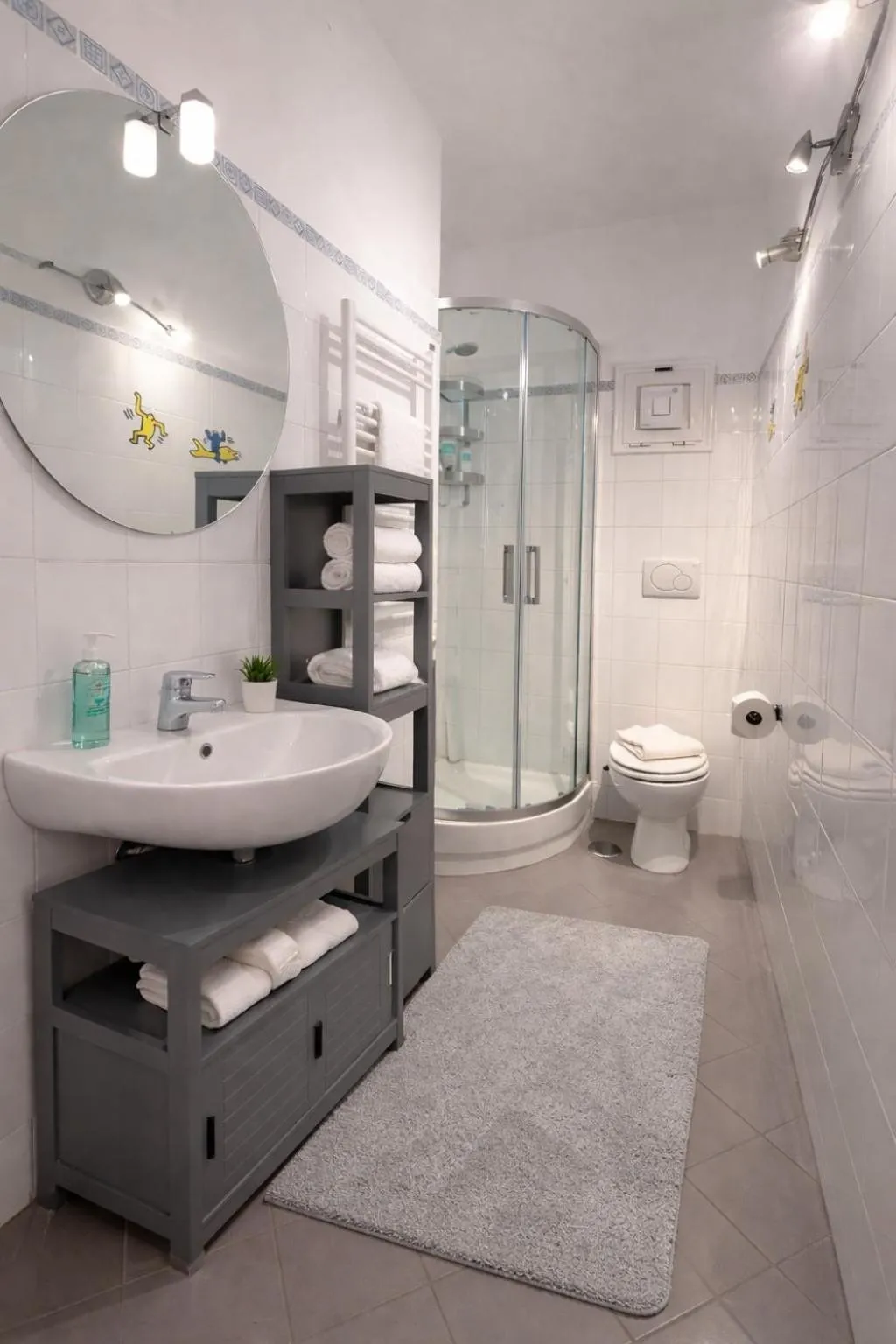 Bathroom in Qflat Colosseum Lovely Monti