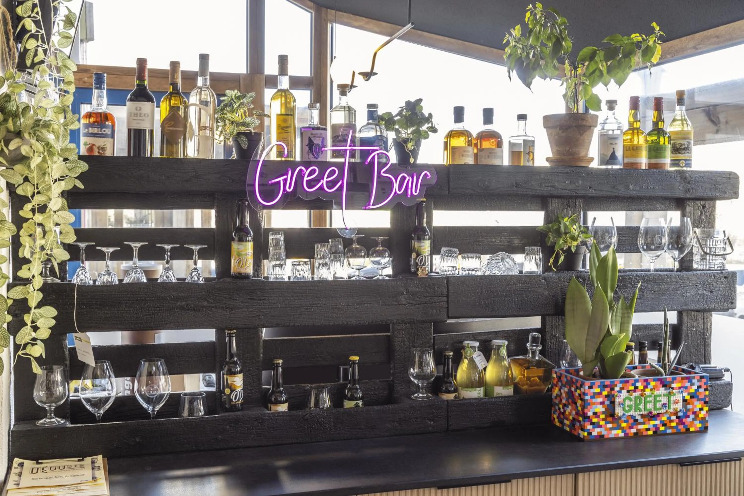 Lounge or bar in The Originals Access, Hôtel Limoges Nord