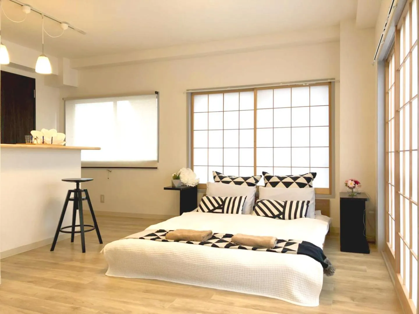 Photo of the whole room, Bed in KEYHOTEL-5minutes for walk to Akihabara Electric Town