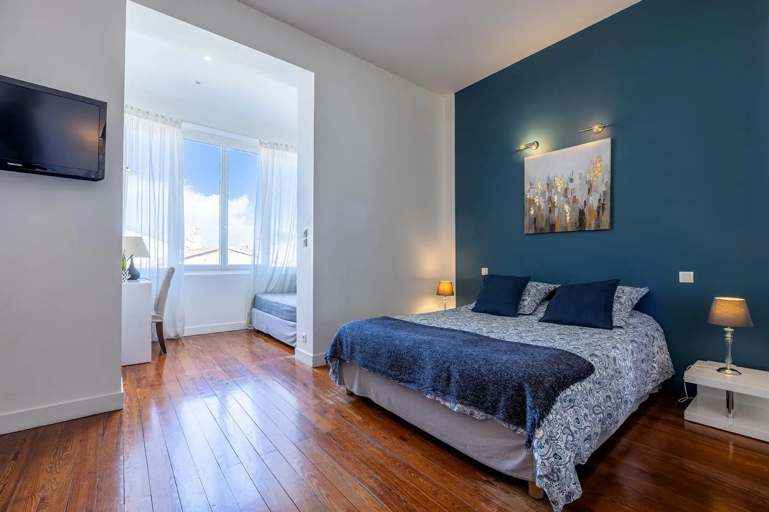 Bedroom, Bed in B&B La Halte Montaigne