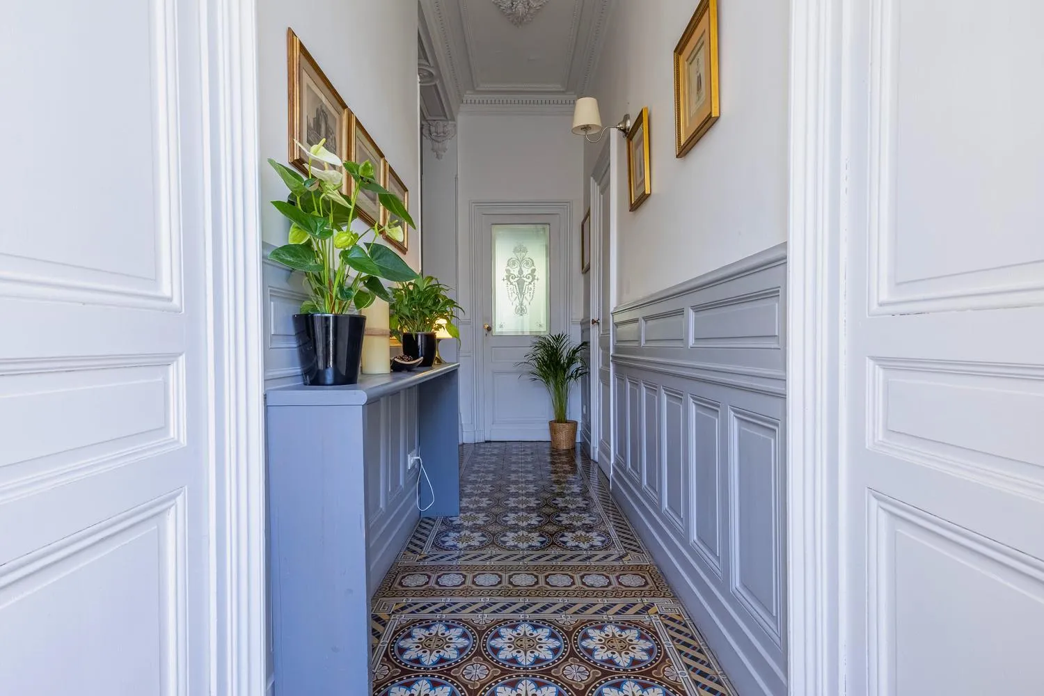 Decorative detail in B&B La Halte Montaigne