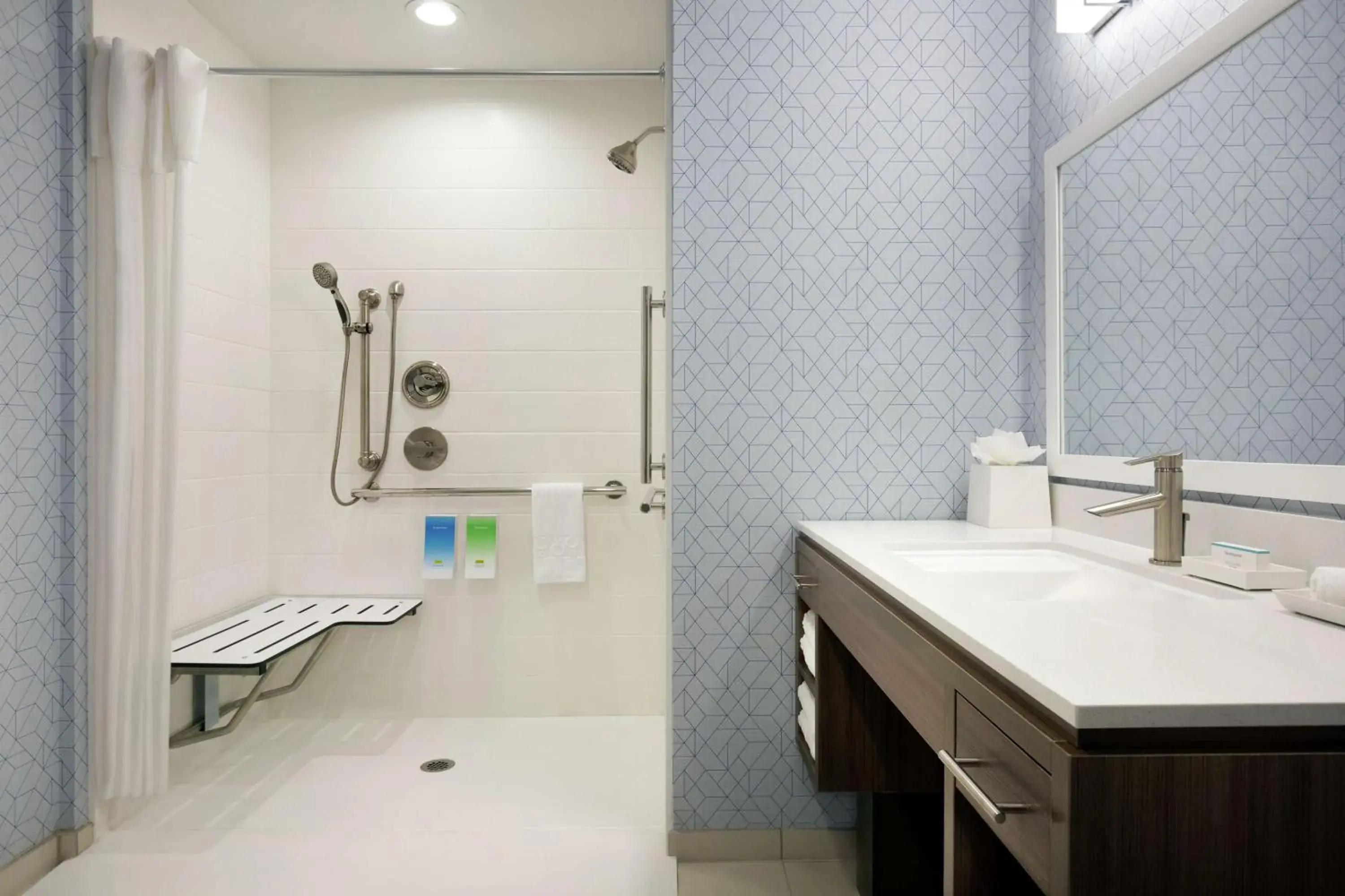 King Suite with Roll-In Shower - Mobility and Hearing Access/Non-Smoking in Home2 Suites By Hilton Houston-Pearland, Tx King Suite with Roll-In Shower - Mobility and Hearing Access/Non-Smoking in Home2 Suites By Hilton Houston-Pearland, Tx