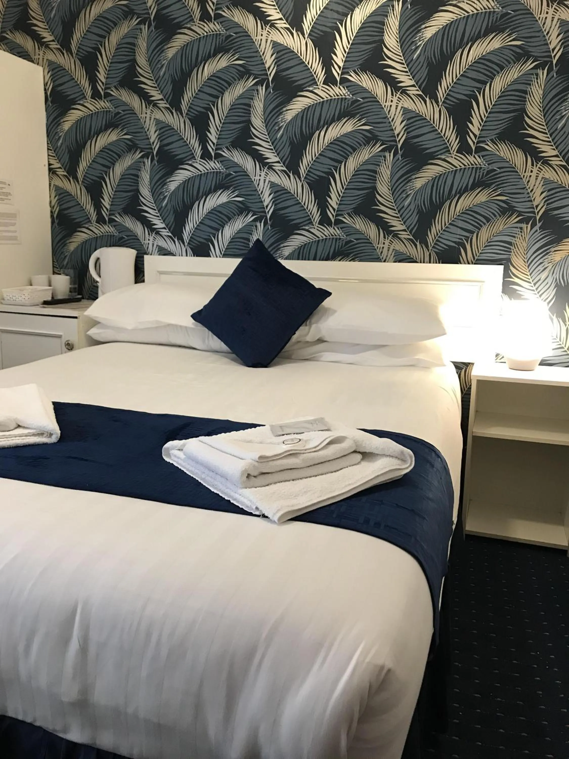 Bedroom, Bed in The Feathers Hotel