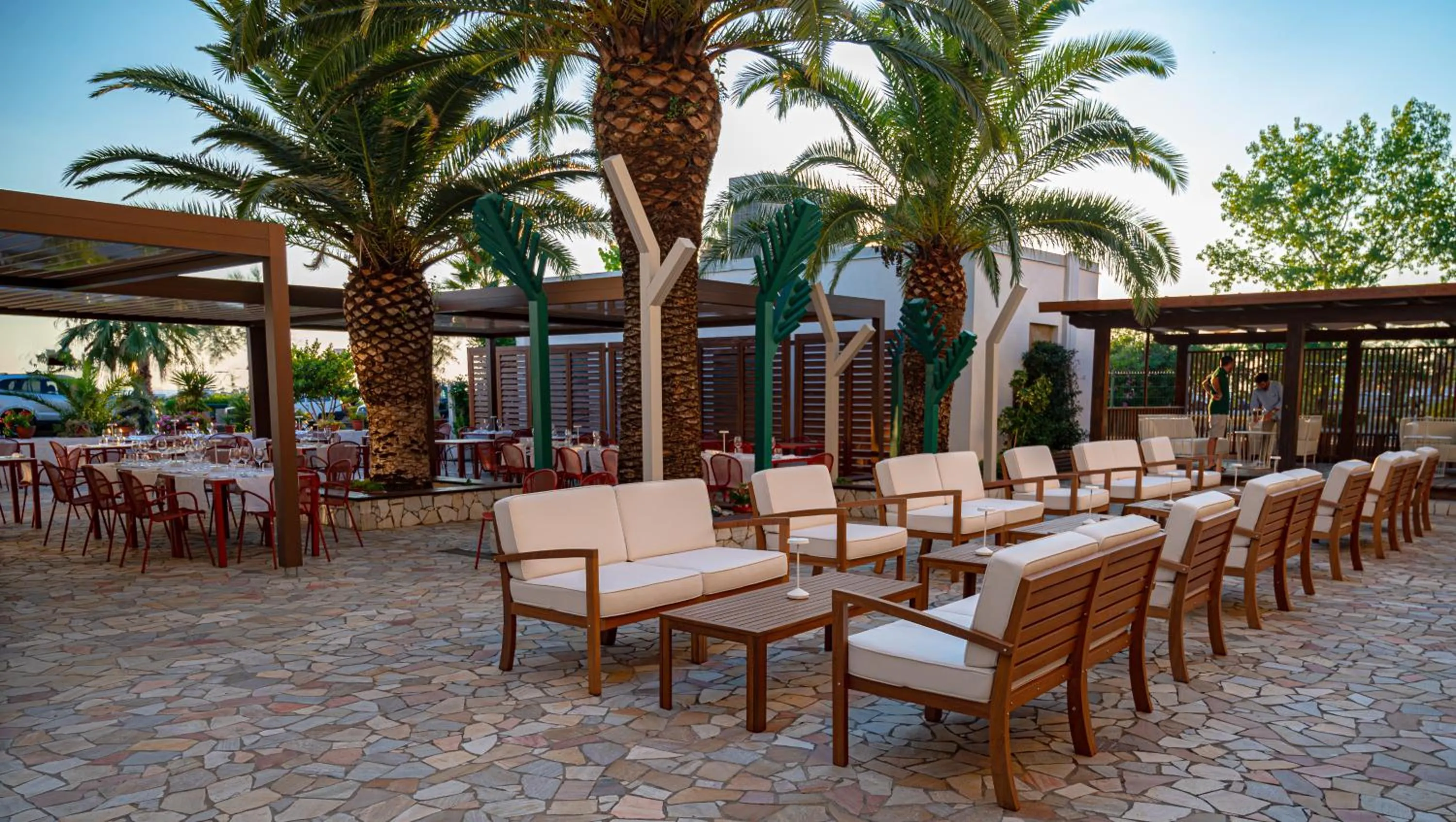 Patio in Hotel Garden