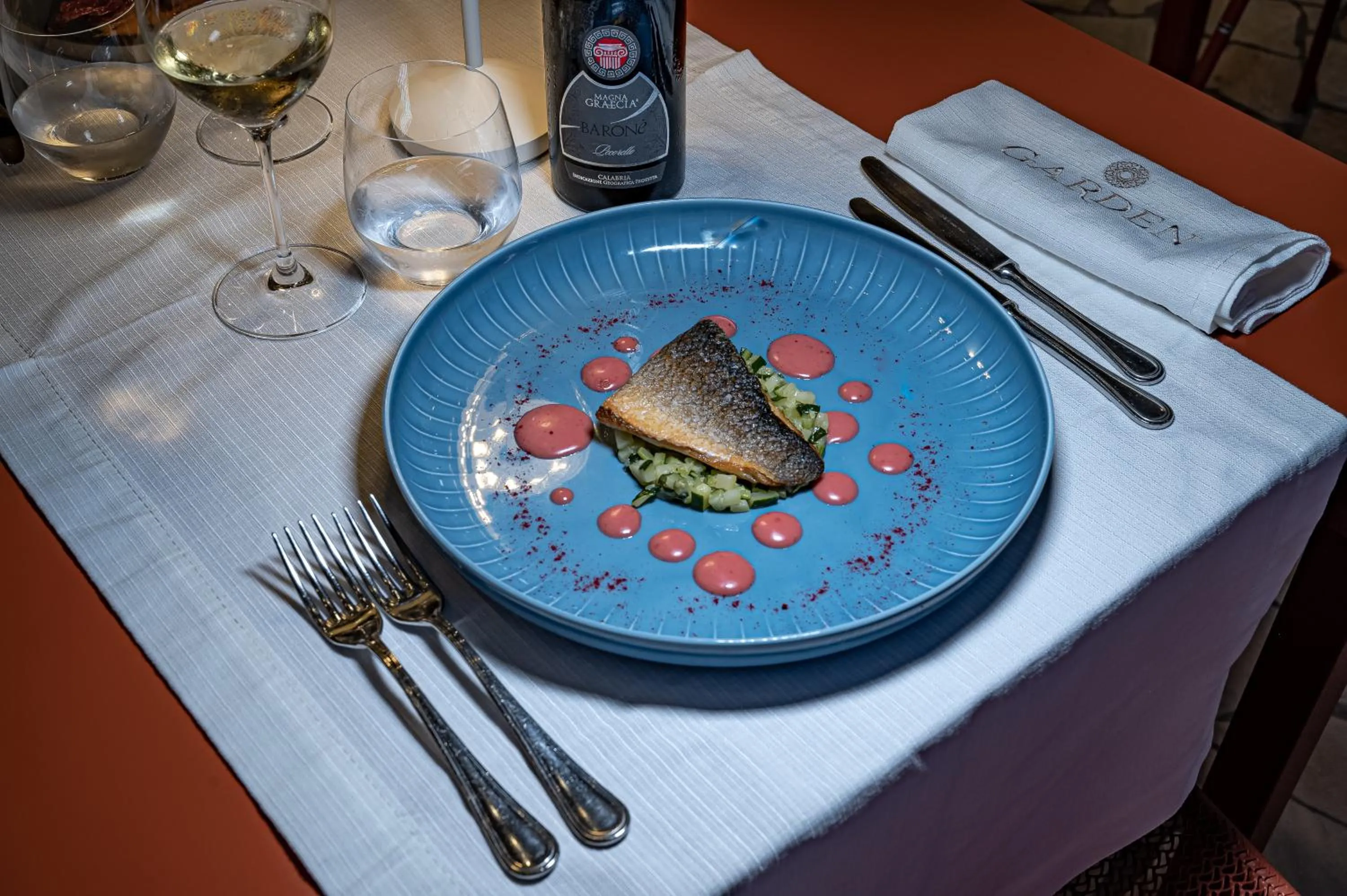 Food and drinks in Hotel Garden