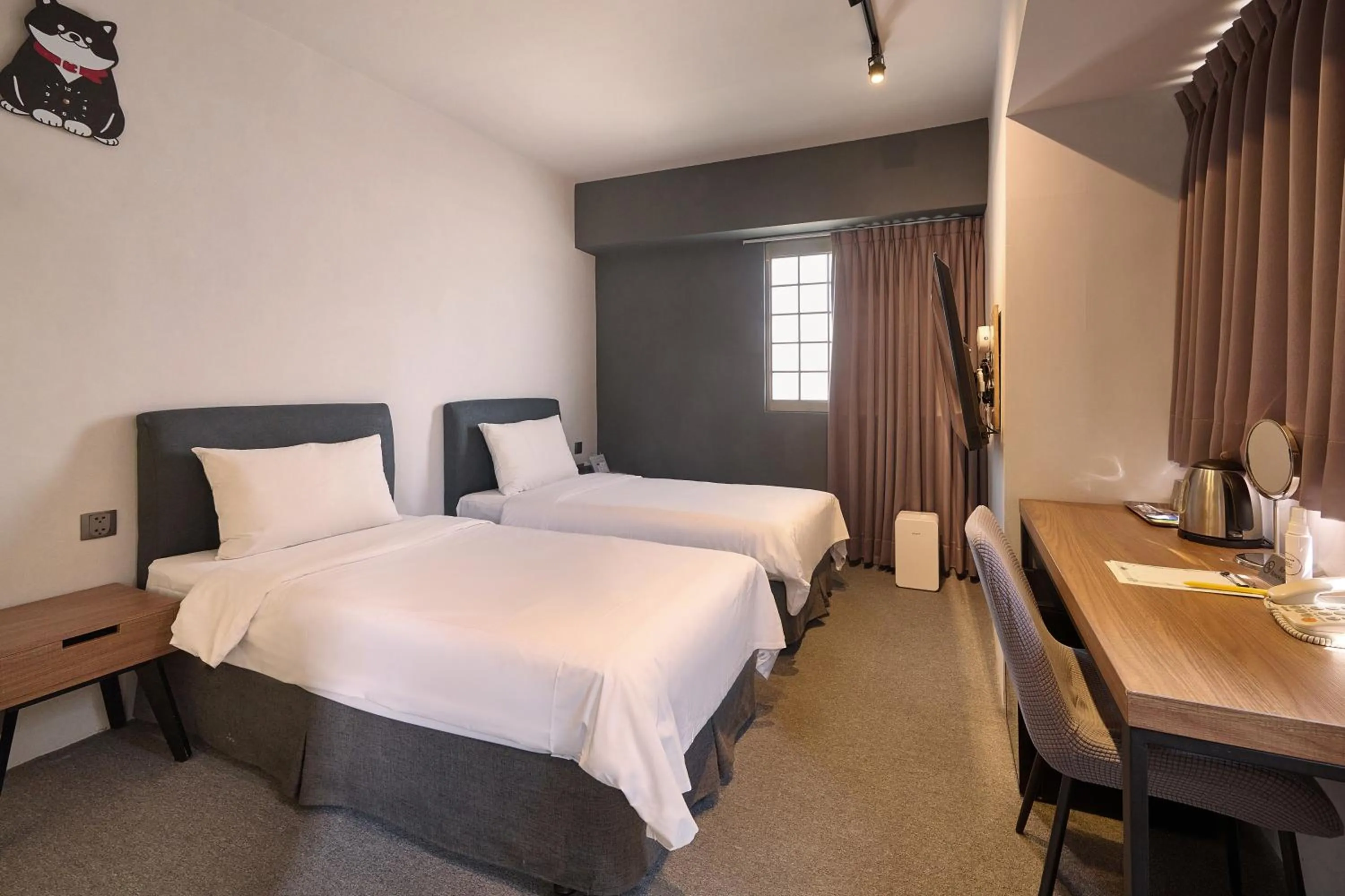 TV and multimedia, Bed in Doudian DDiNN Hotel