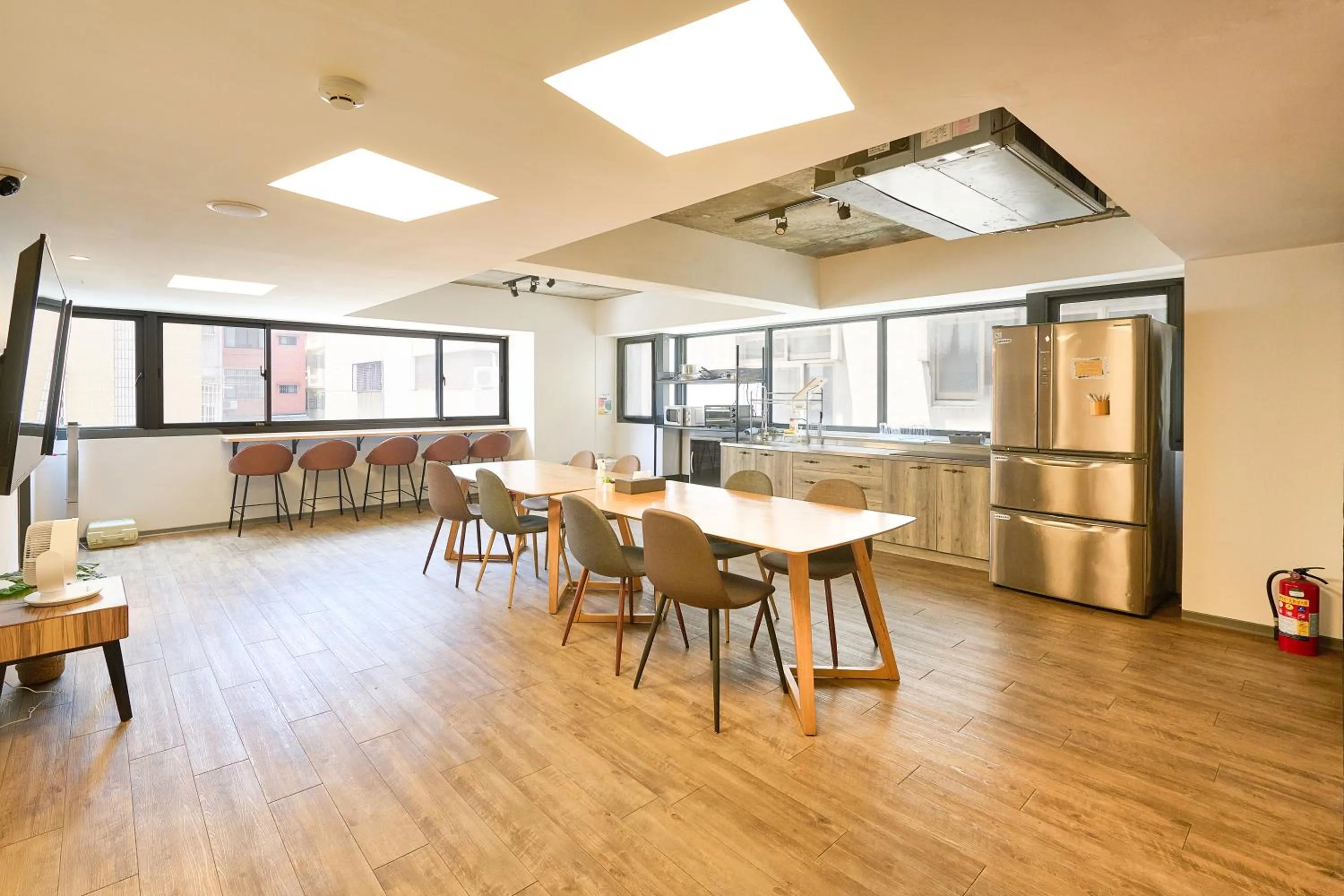 Kitchen or kitchenette in Doudian DDiNN Hotel
