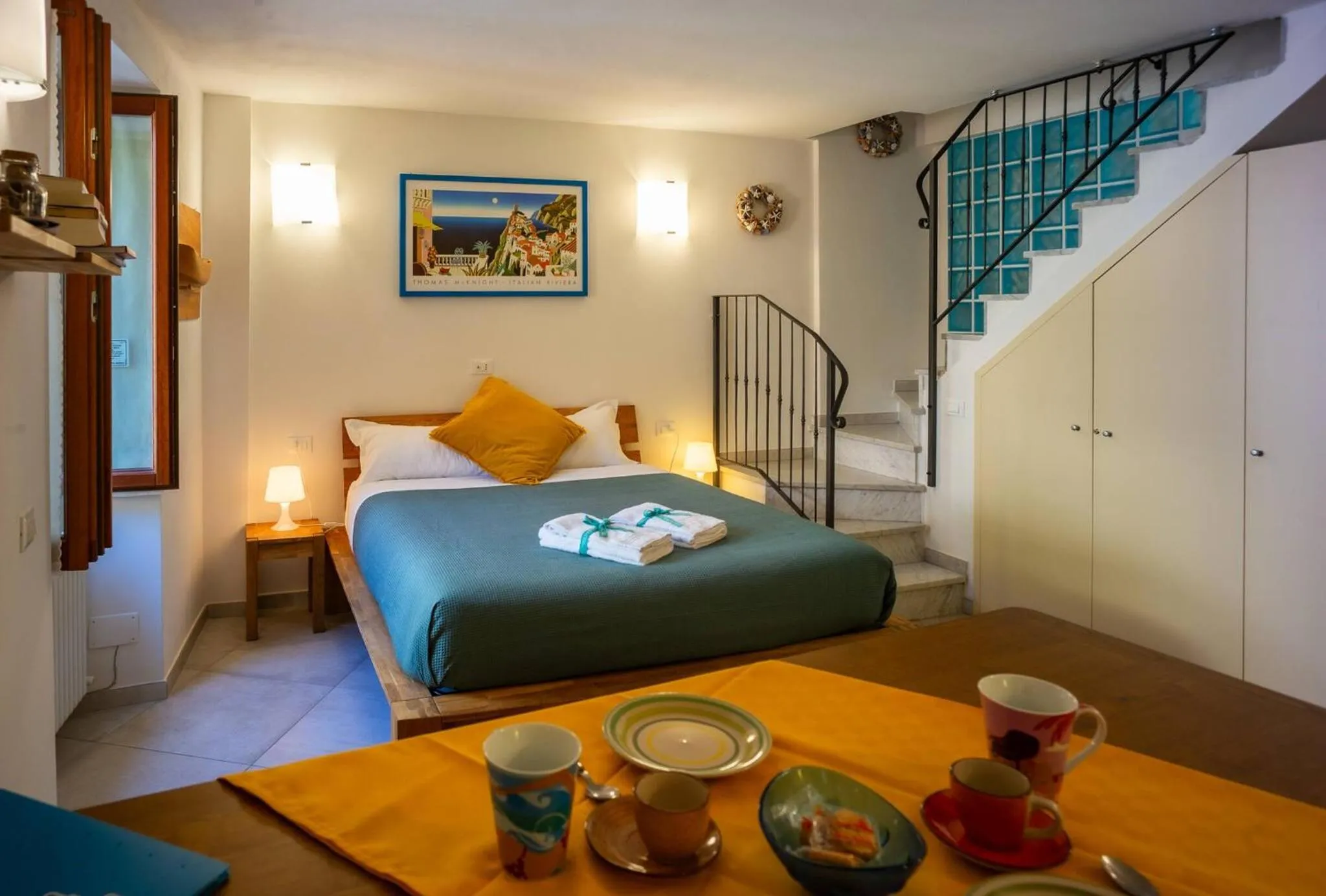 Bed in Ventu de Ma Studios & Rooms