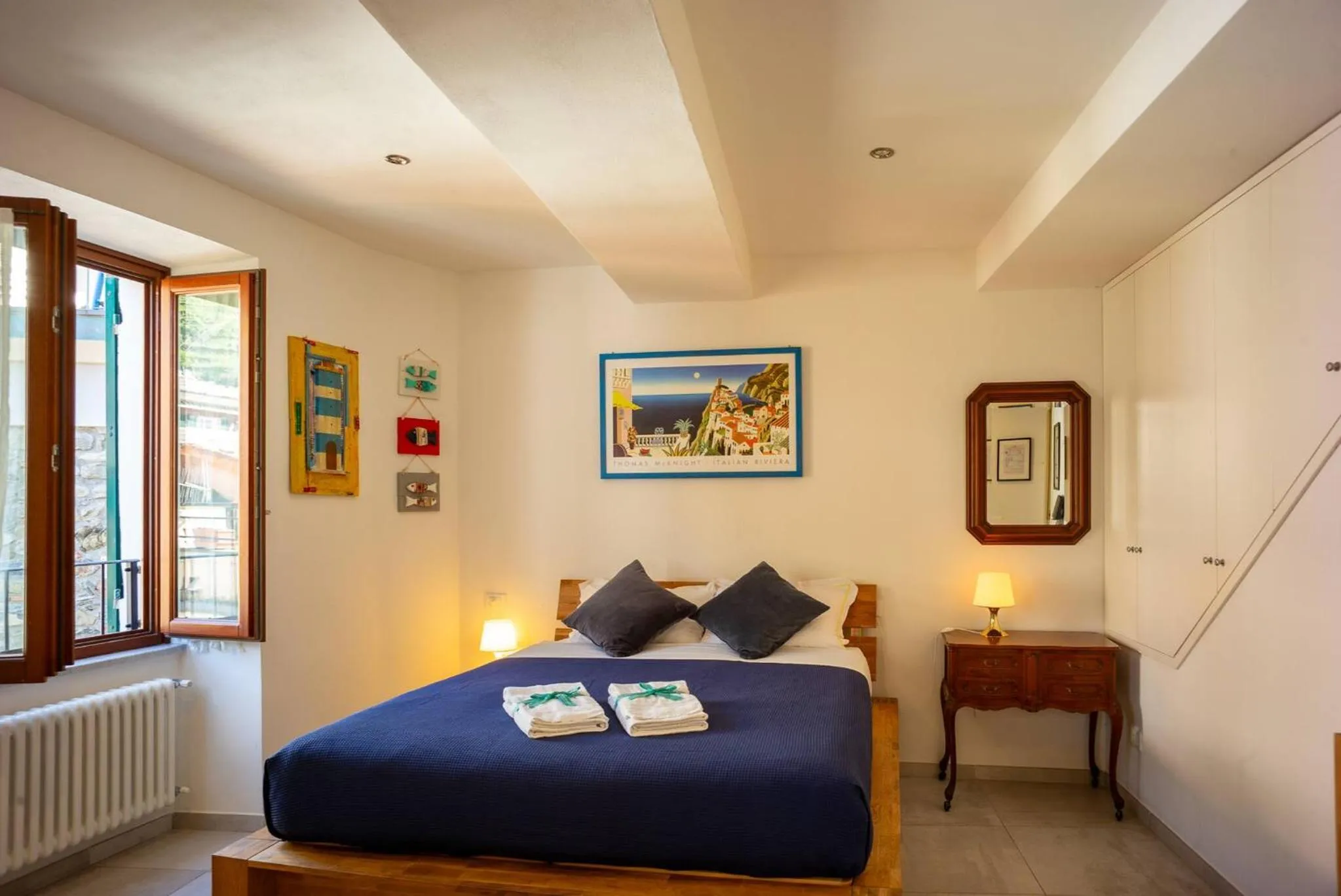 Bed in Ventu de Ma Studios & Rooms