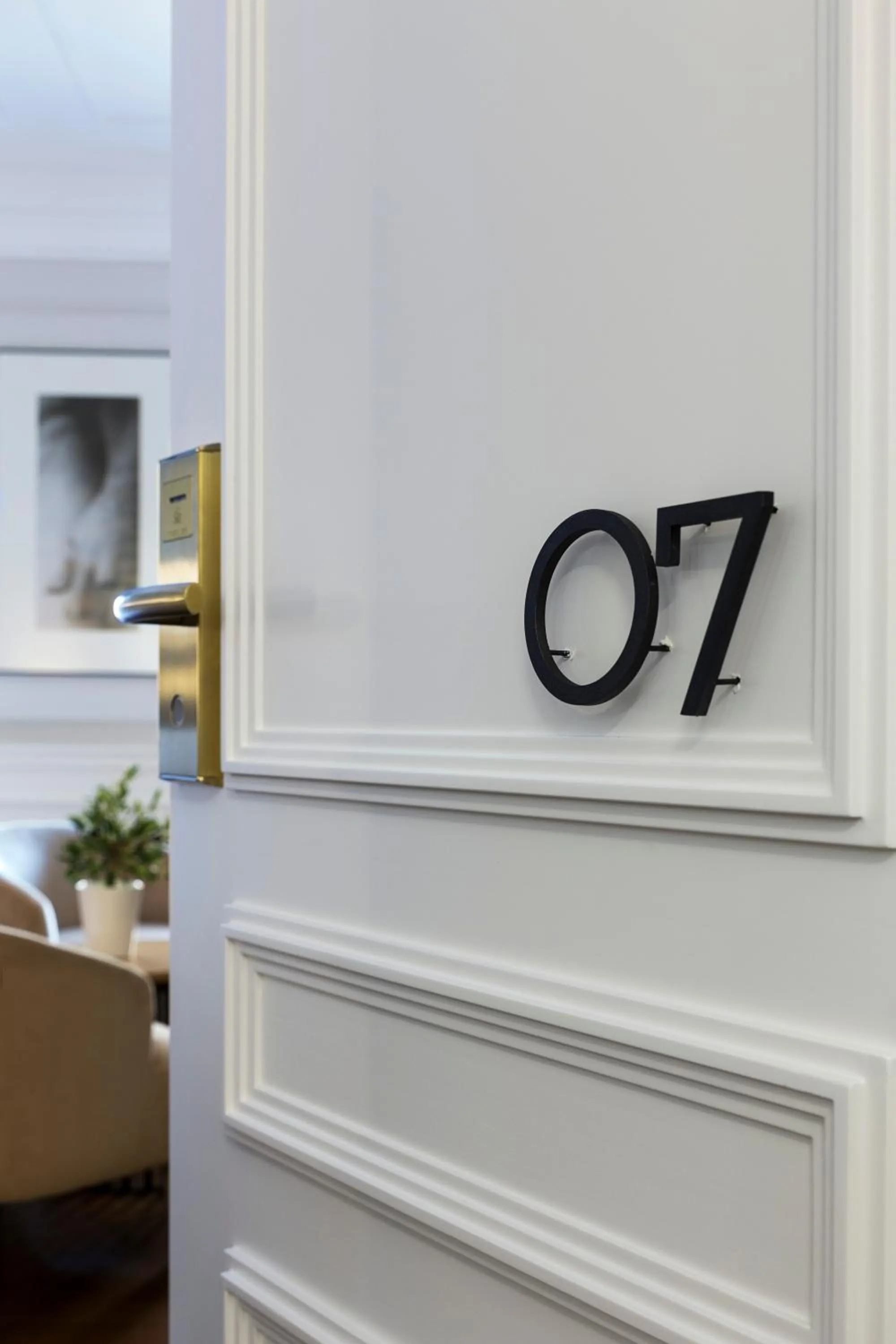 Decorative detail in A77 Suites, Small Luxury Hotels of the World