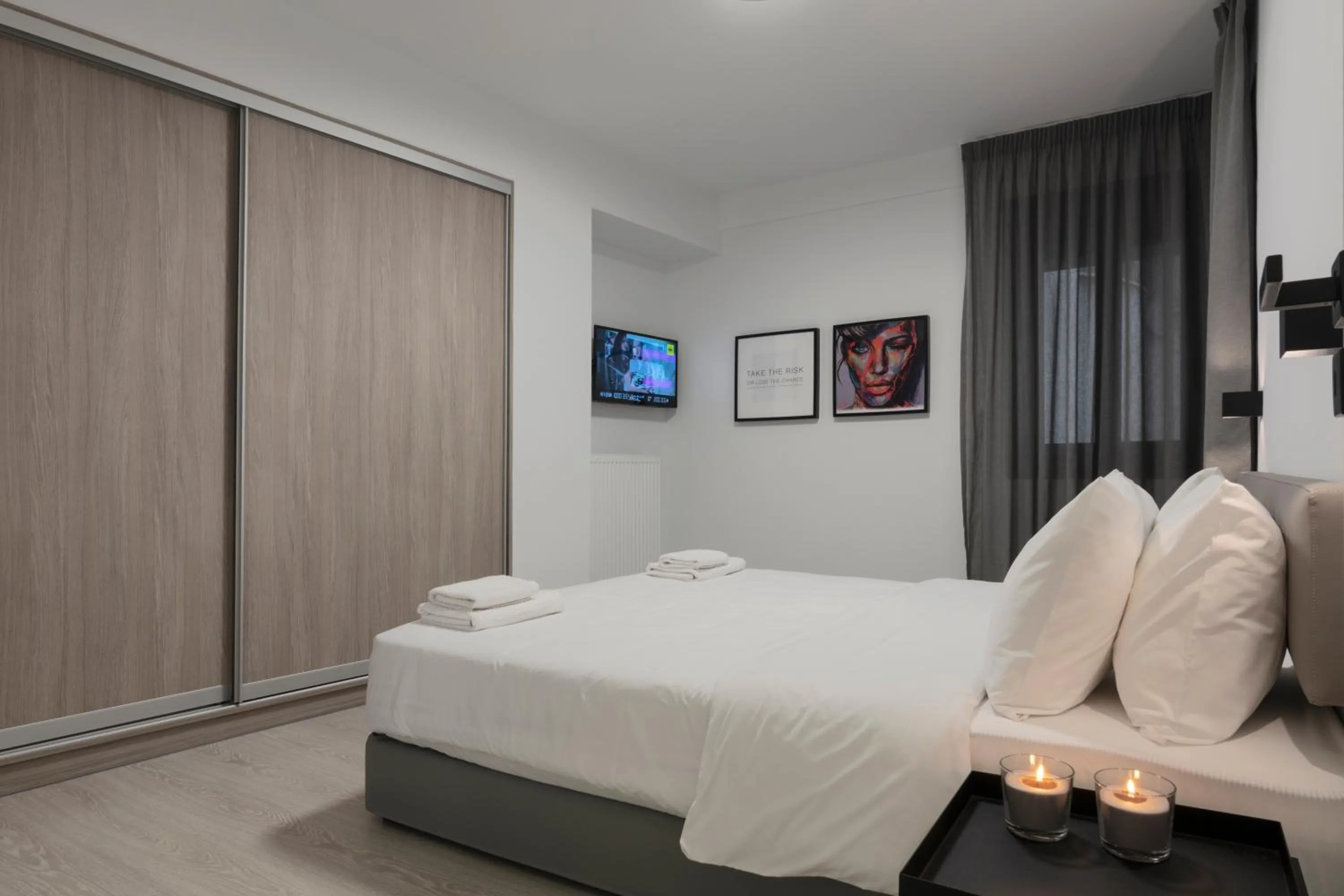 Bed in Heritage Boutique Apartments