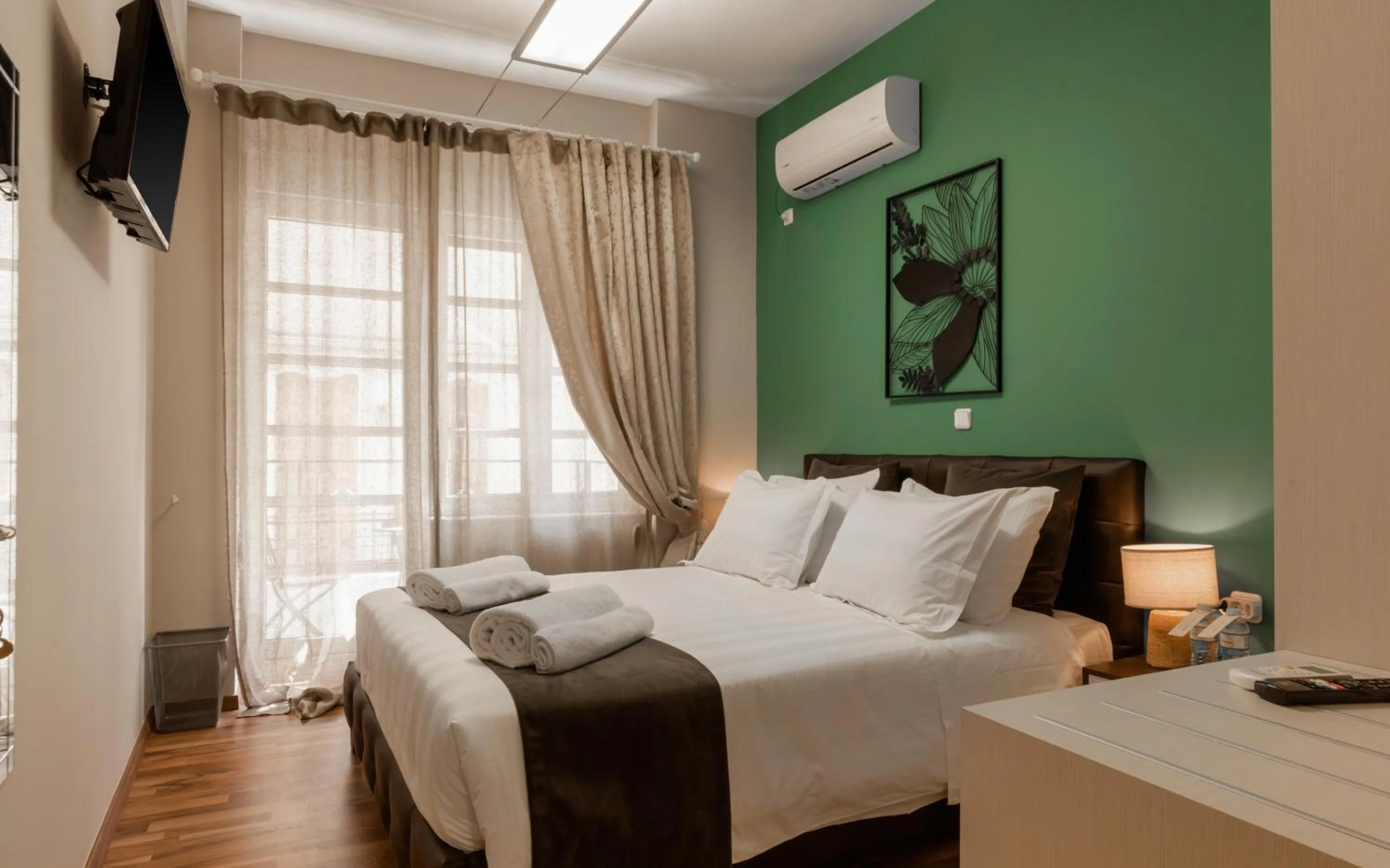 Bedroom, Bed in Monastiraki Urban Apartments