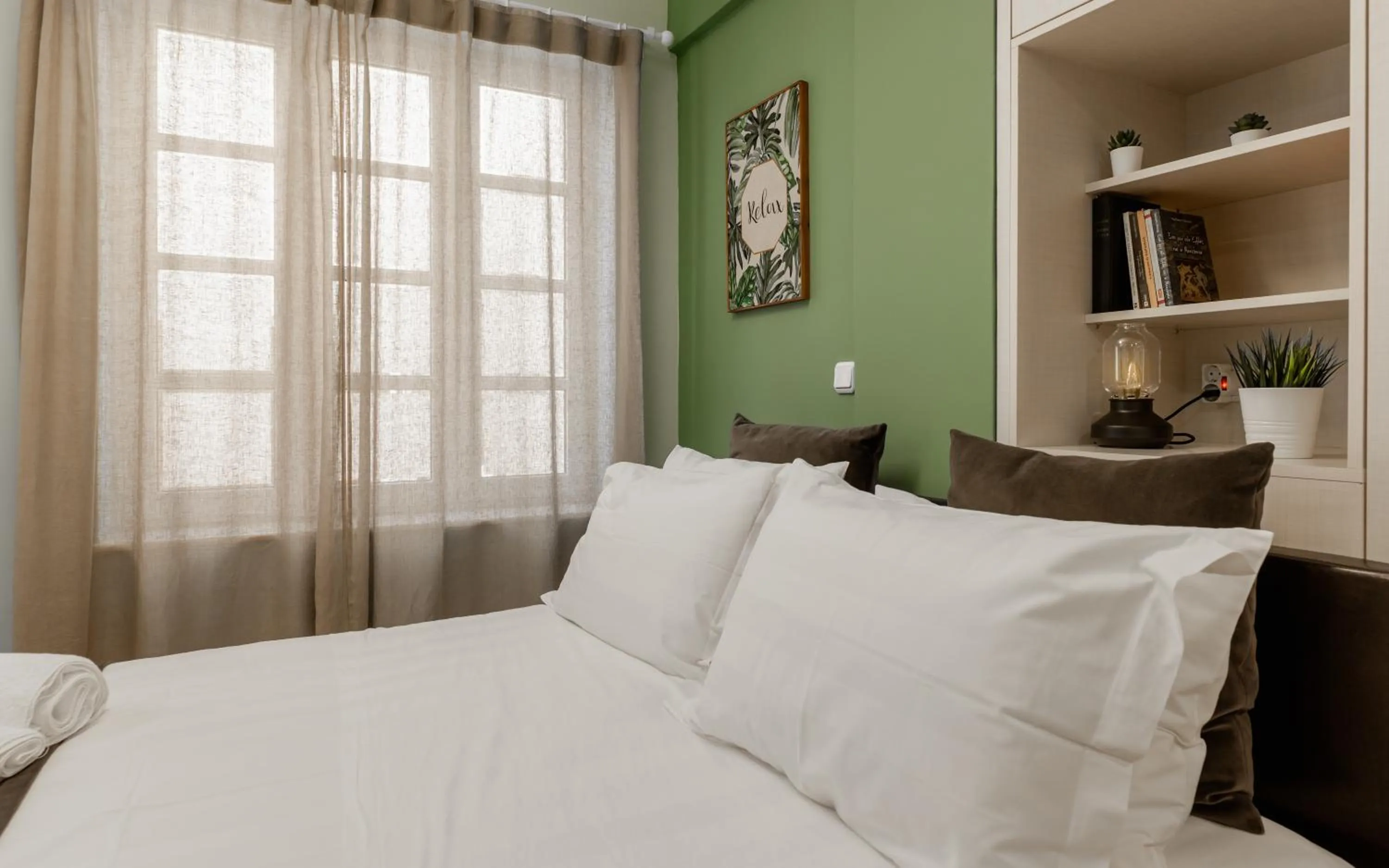 Bedroom, Bed in Monastiraki Urban Apartments