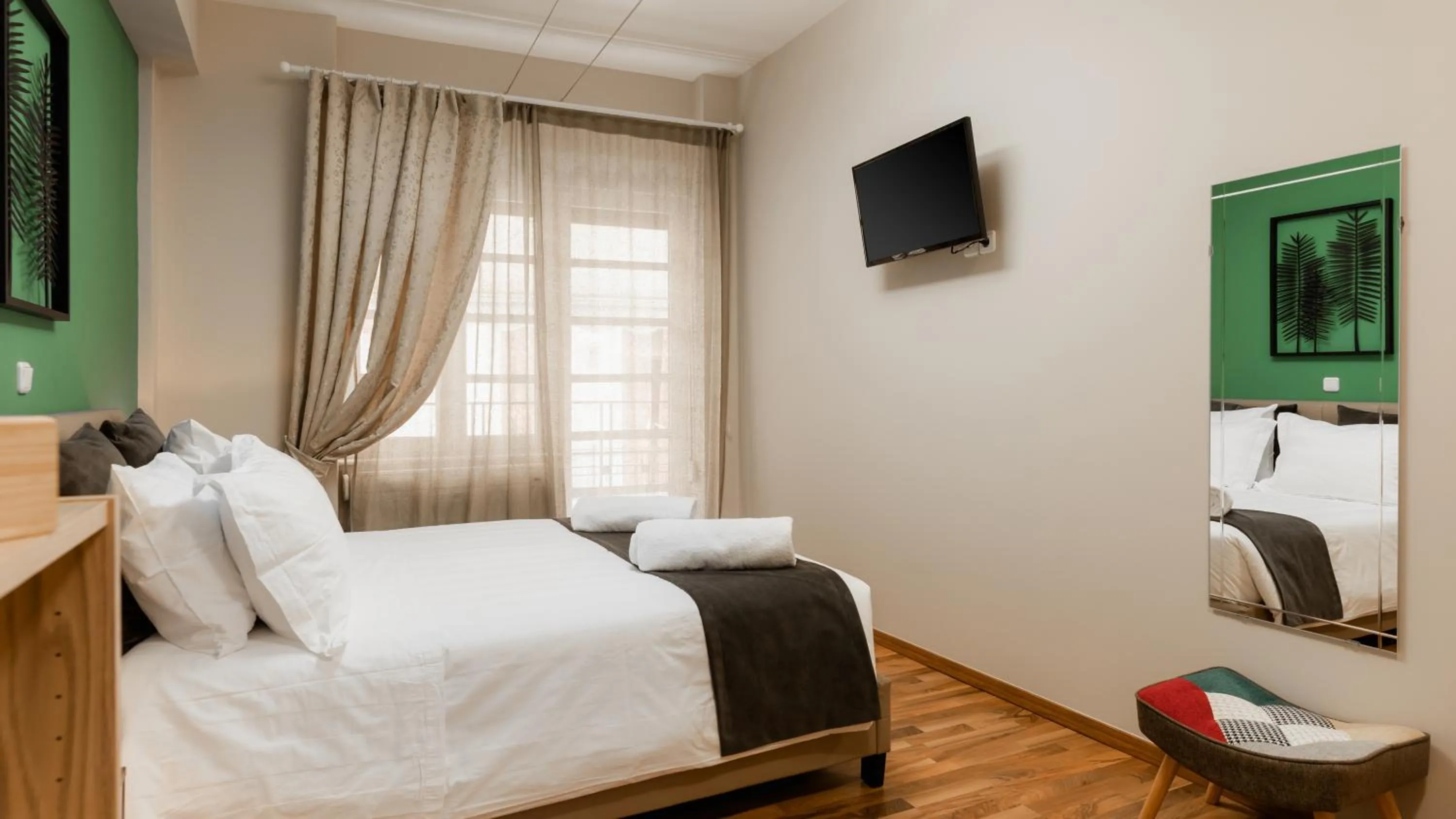 Bedroom, Bed in Monastiraki Urban Apartments