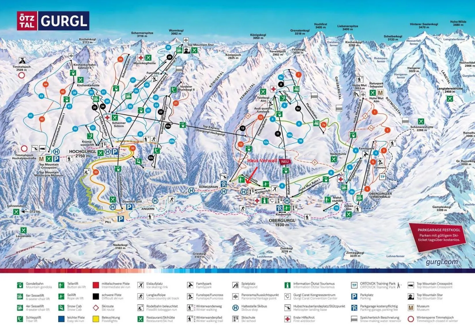 Location in Haus Verwall