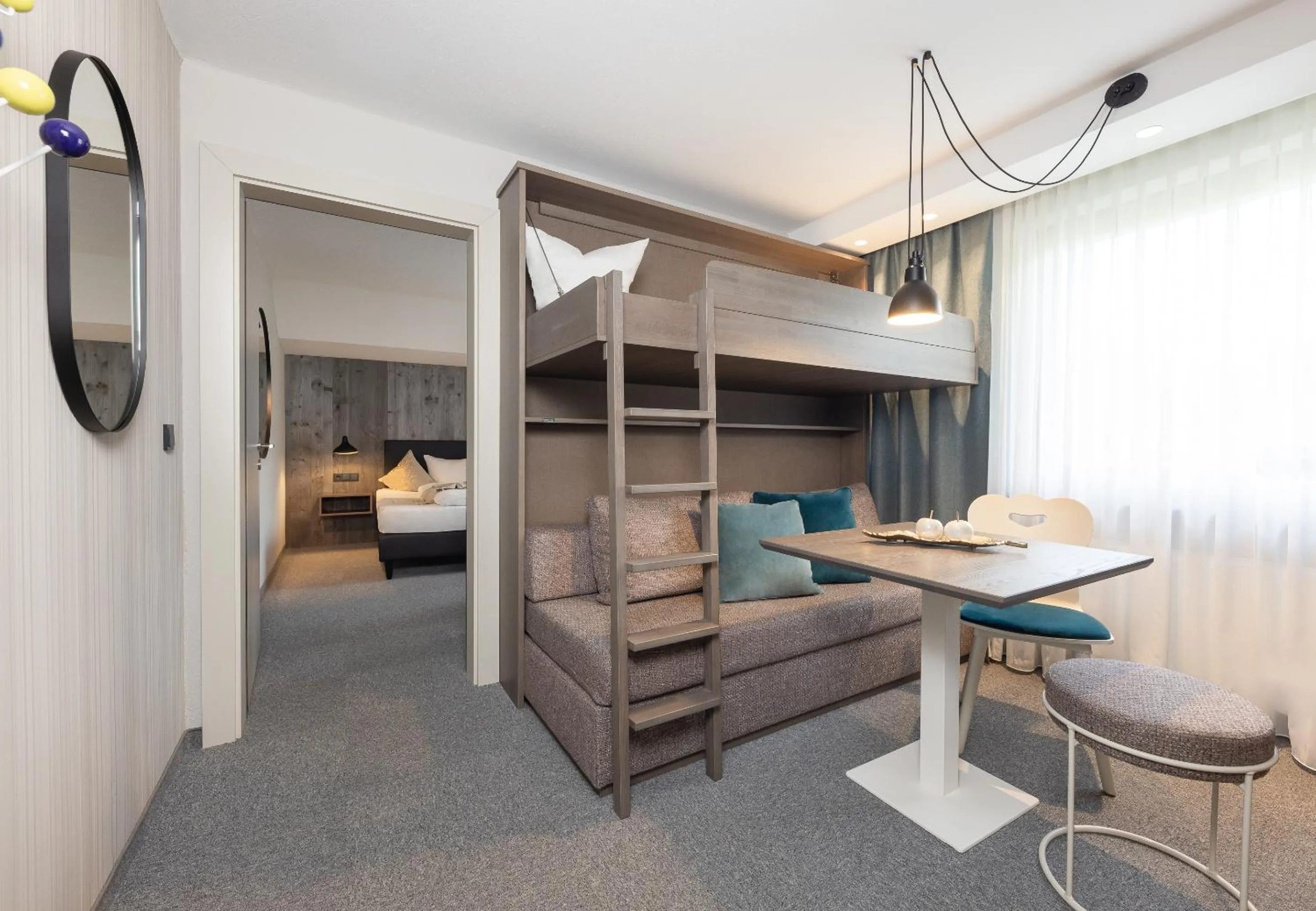 Living room, Bed in Haus Verwall