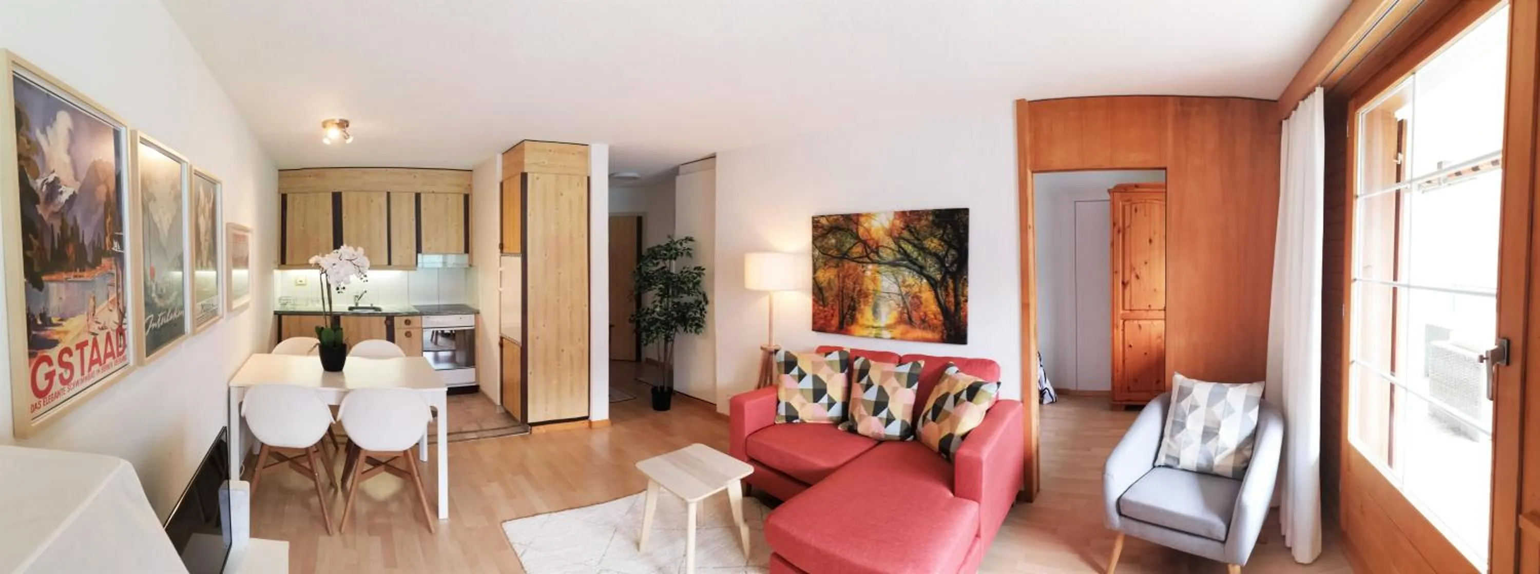 Bed in Hotel Brienzersee