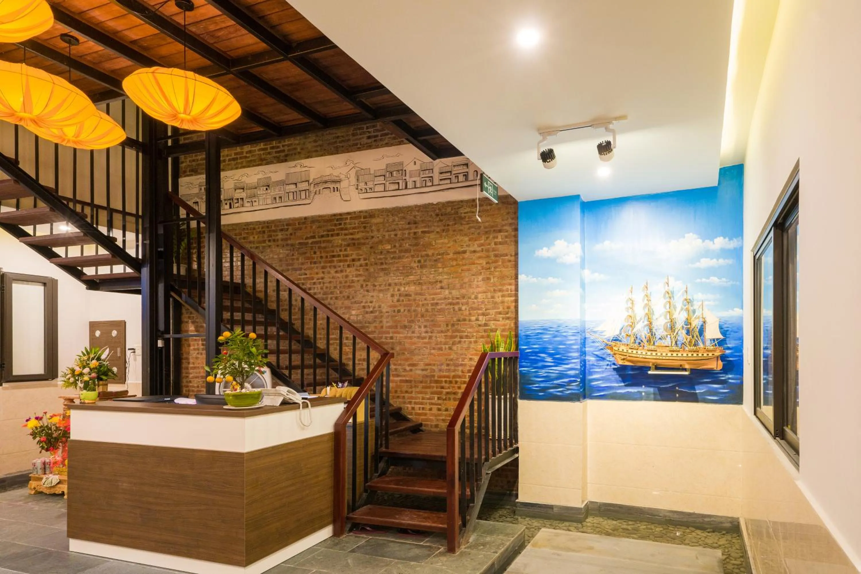 Lounge or bar in Hoi An Grace River Villa