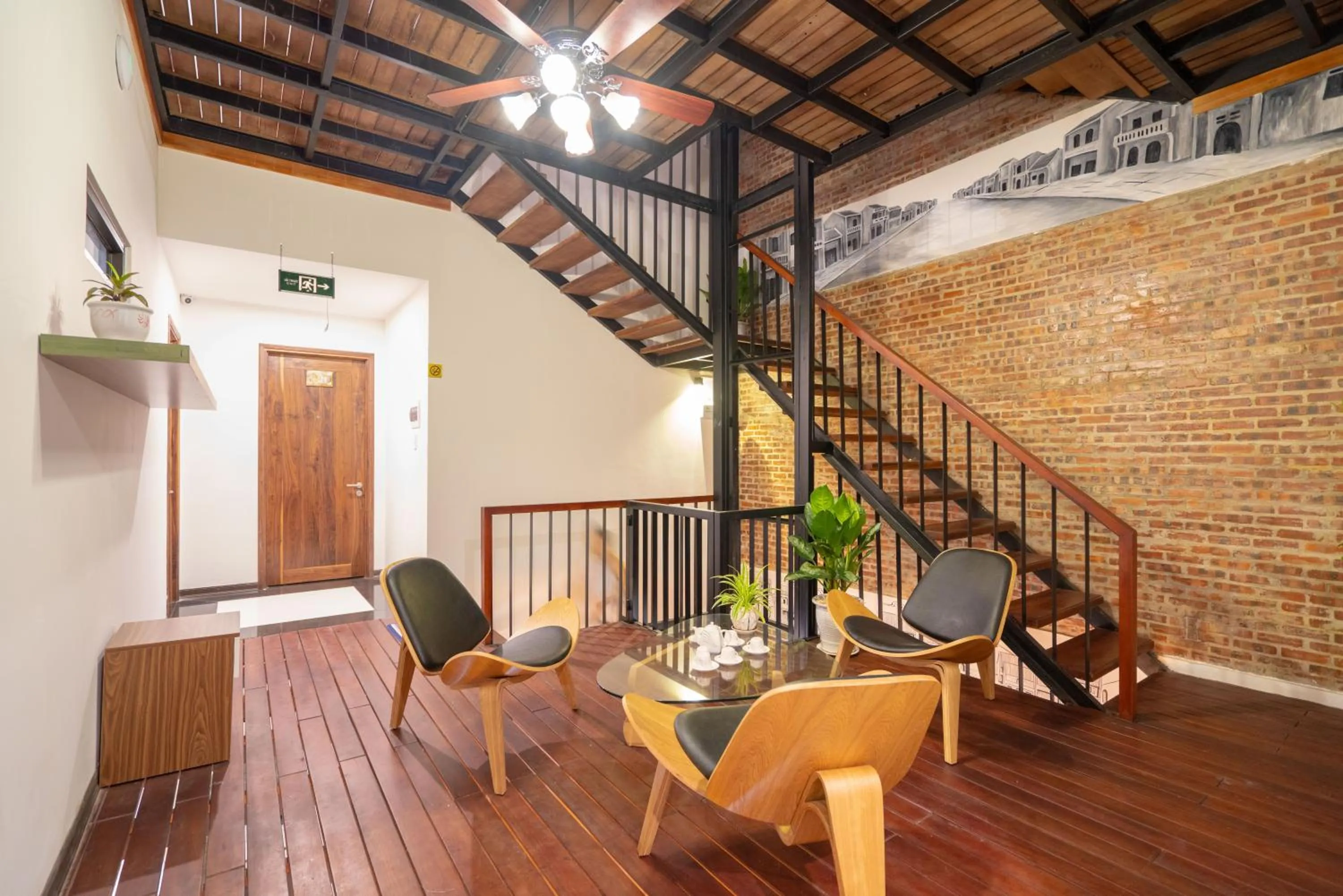 Seating area in Hoi An Grace River Villa