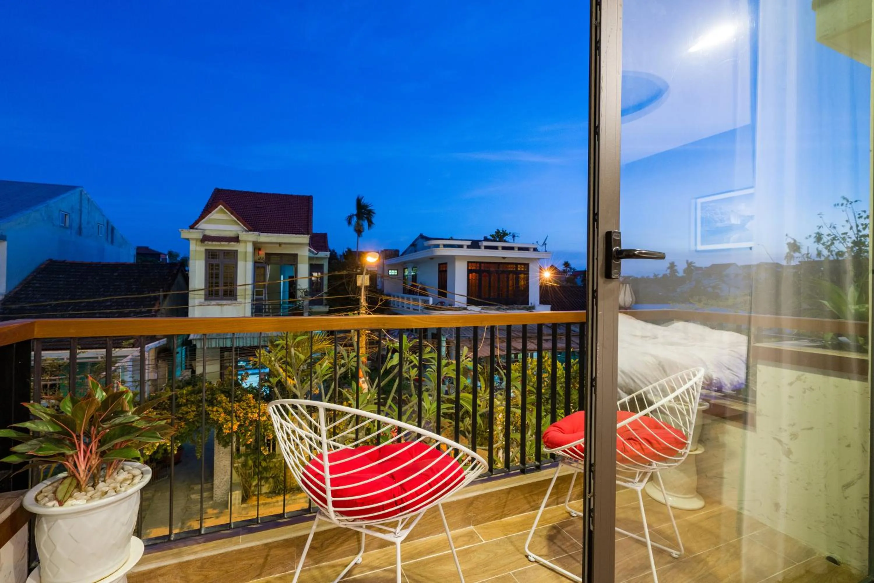 Balcony/Terrace in Hoi An Grace River Villa