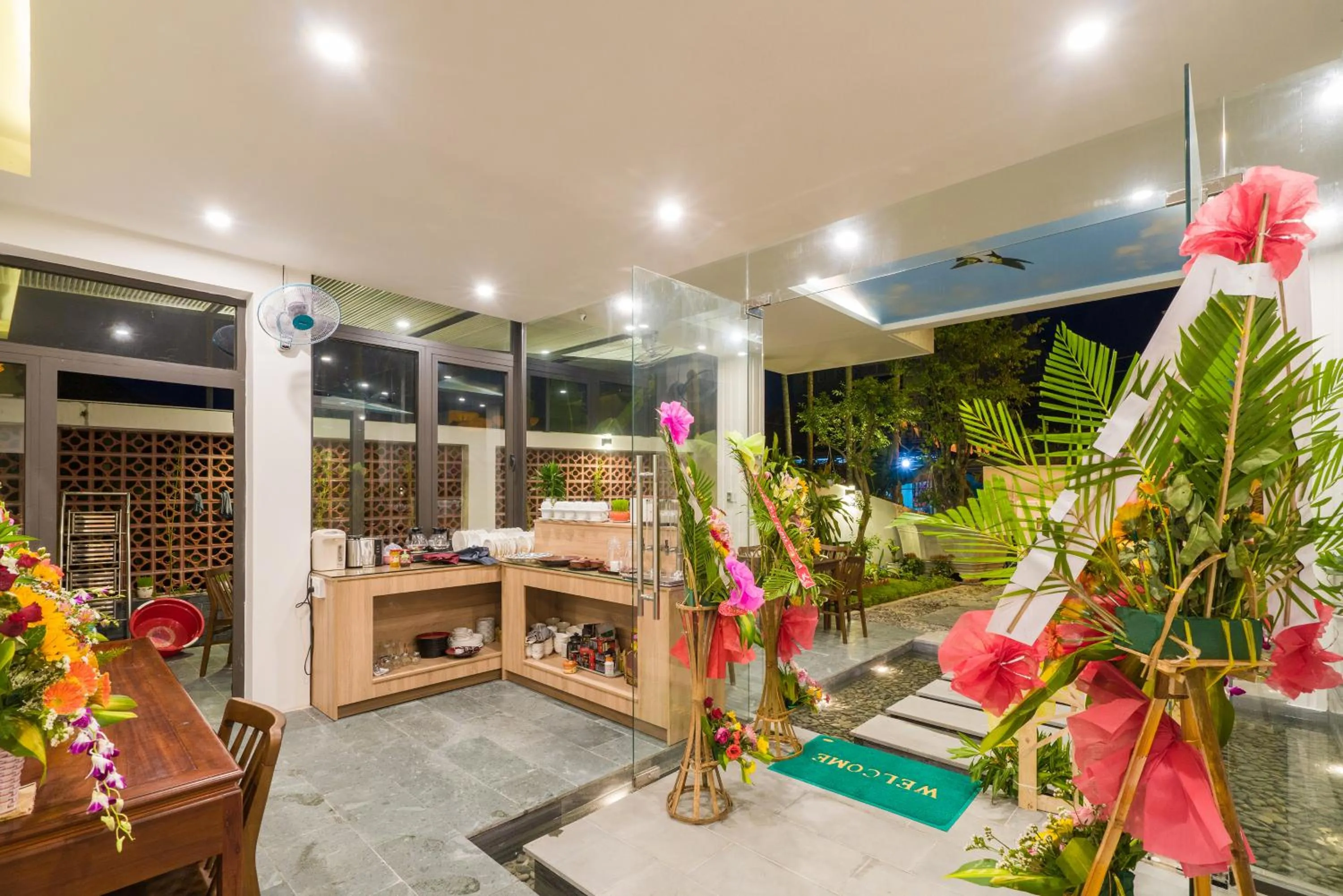 Lobby or reception in Hoi An Grace River Villa