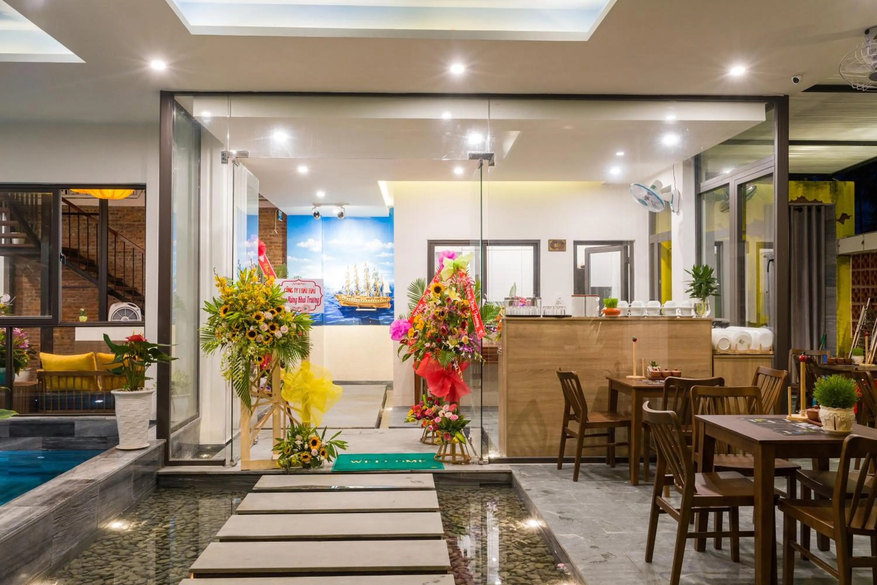 Facade/entrance in Hoi An Grace River Villa