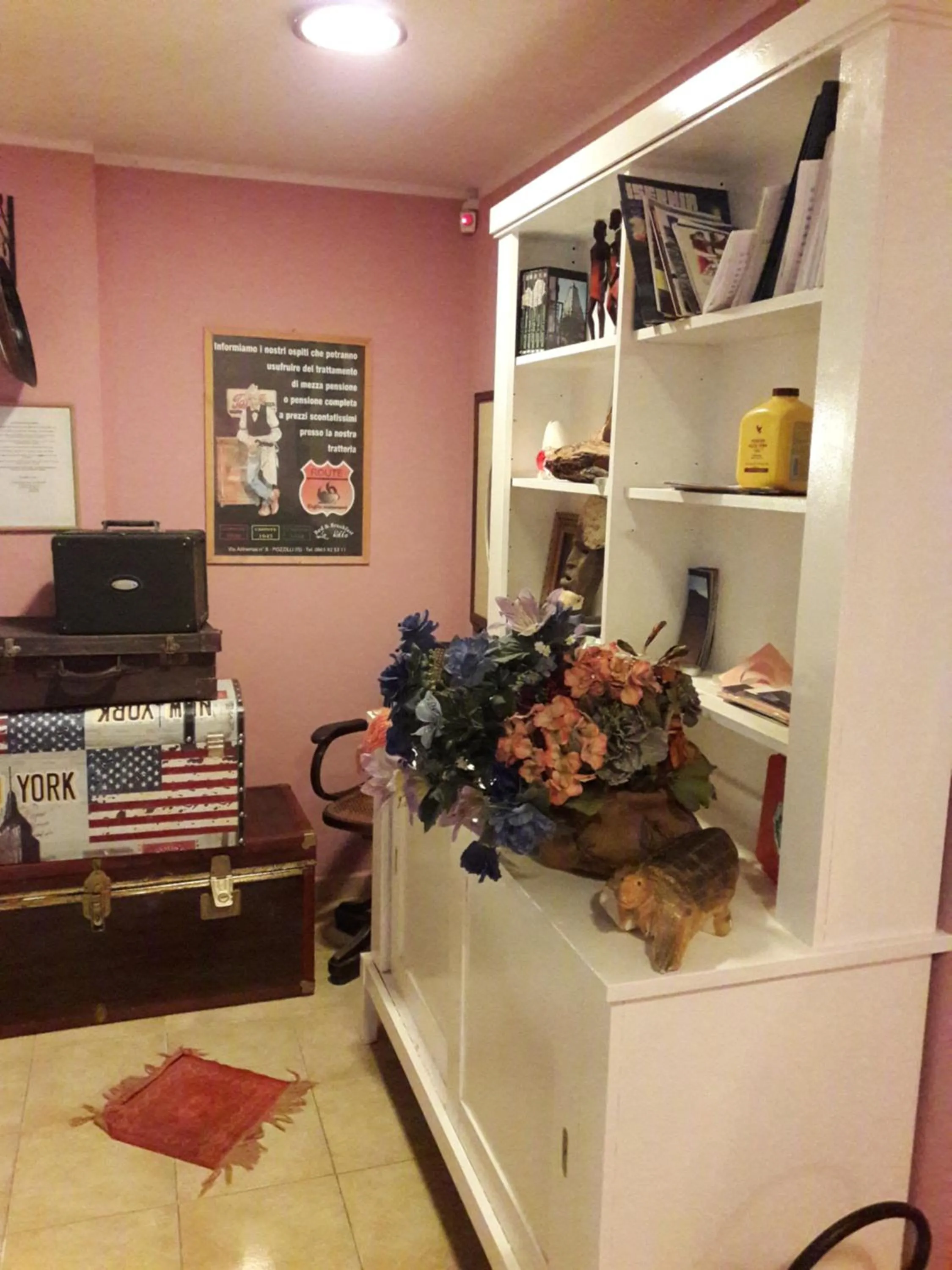 Decorative detail in B&B La Villa