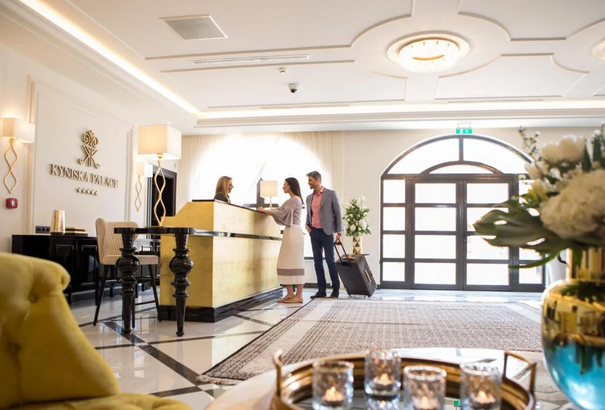 Lobby or reception in Kyniska Palace Conference & Spa