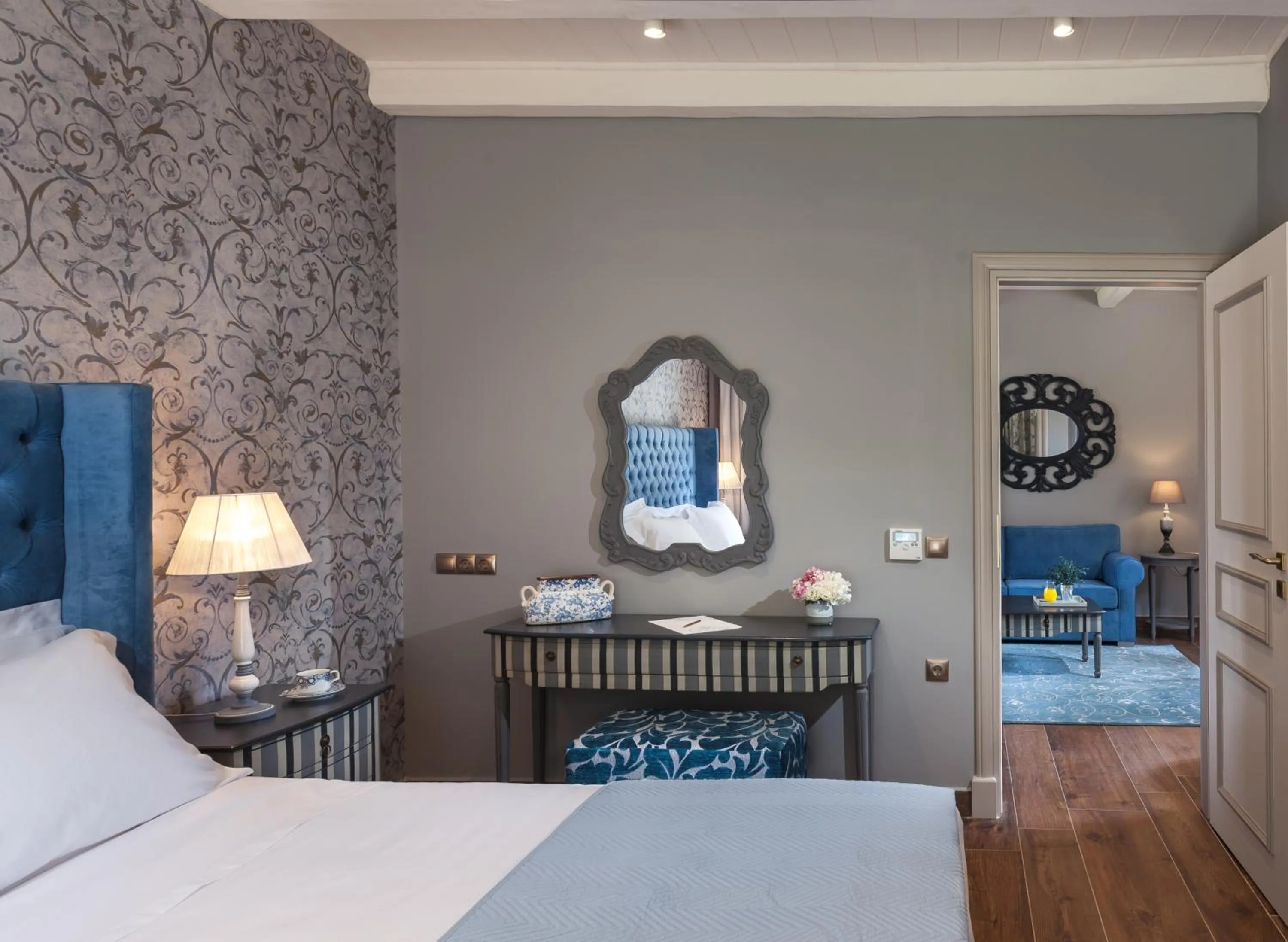 Bed in Kyniska Palace Conference & Spa